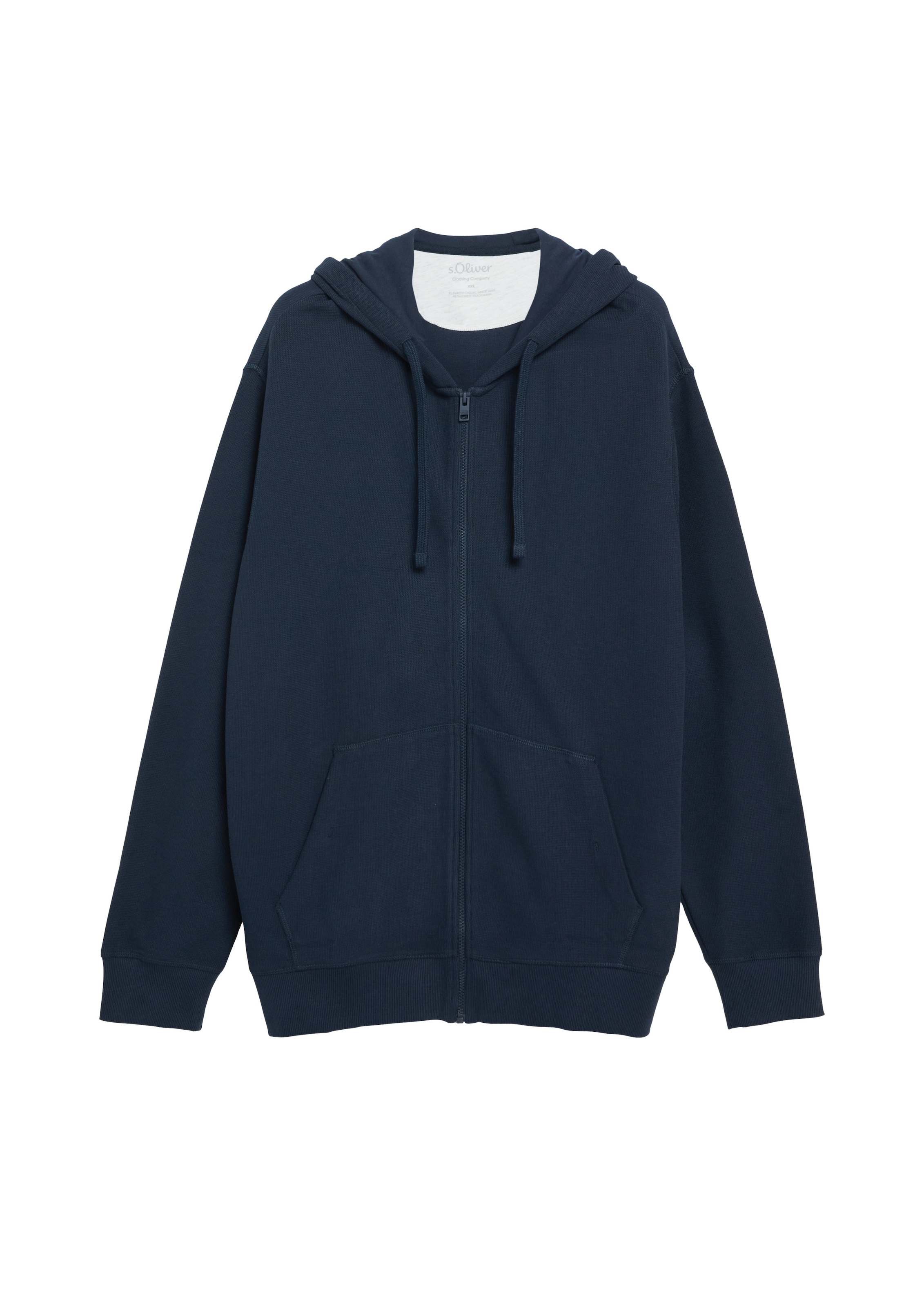 s.Oliver Men Big Sizes Kapuzensweatshirt , unifarben / Grosse Grössen
