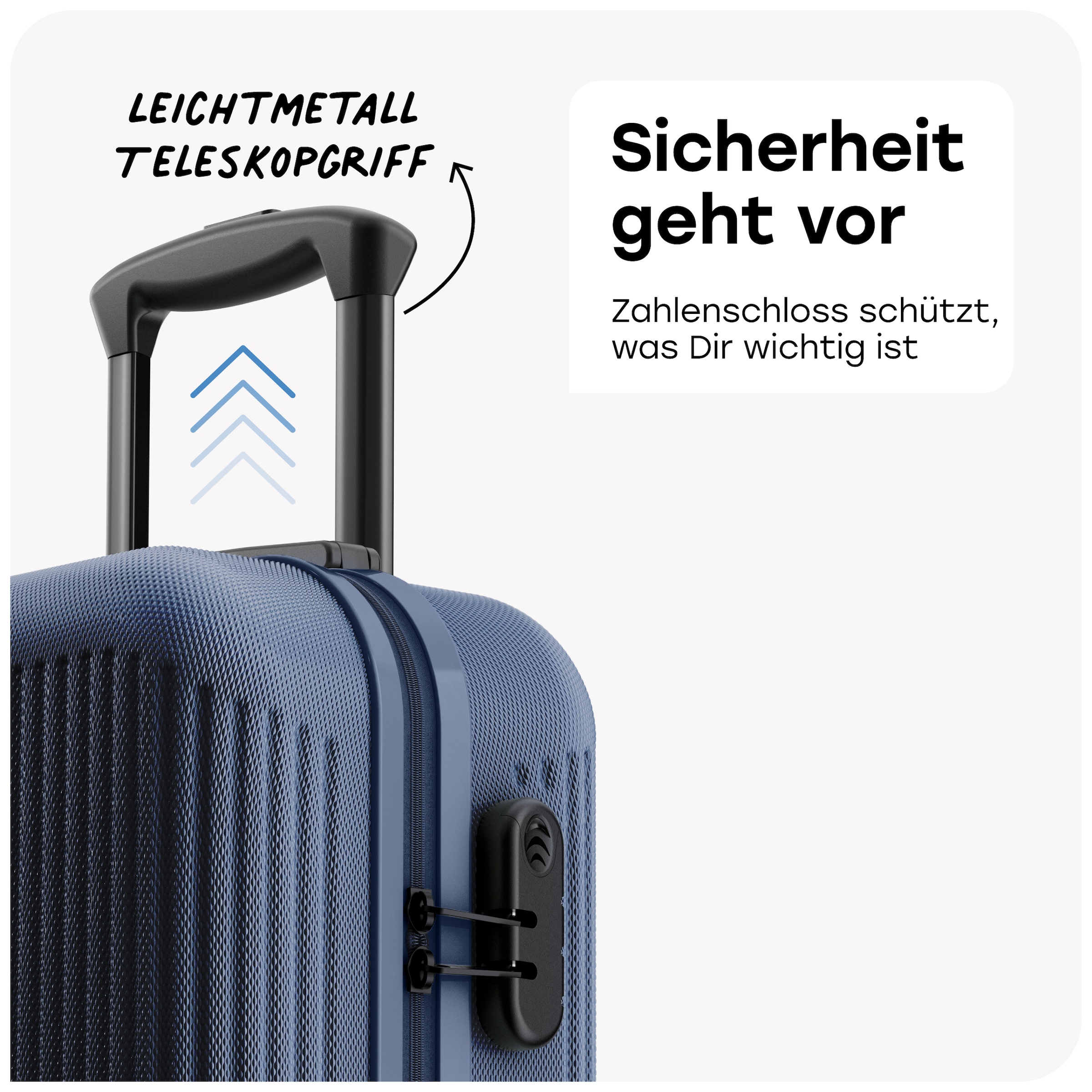 travelite Trolley à coque dure »BALI Reisekoffer Hartschale« 34 litre 4 Rollen serrure TSA – bagage de voyage robuste
