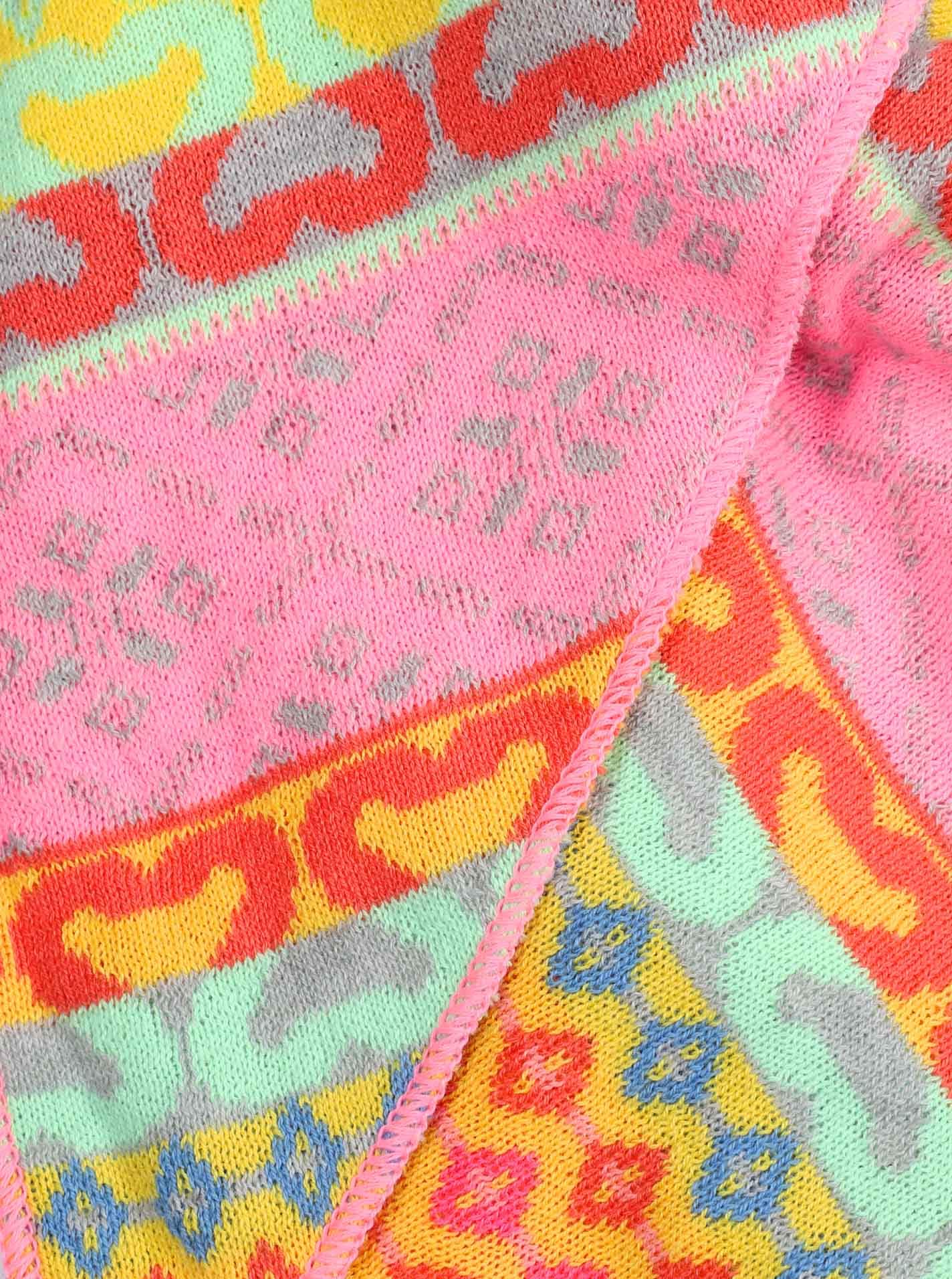 Zwillingsherz Foulard triangulaire »"Maralda"« farbenfrohes Muster, wärmend, Strick