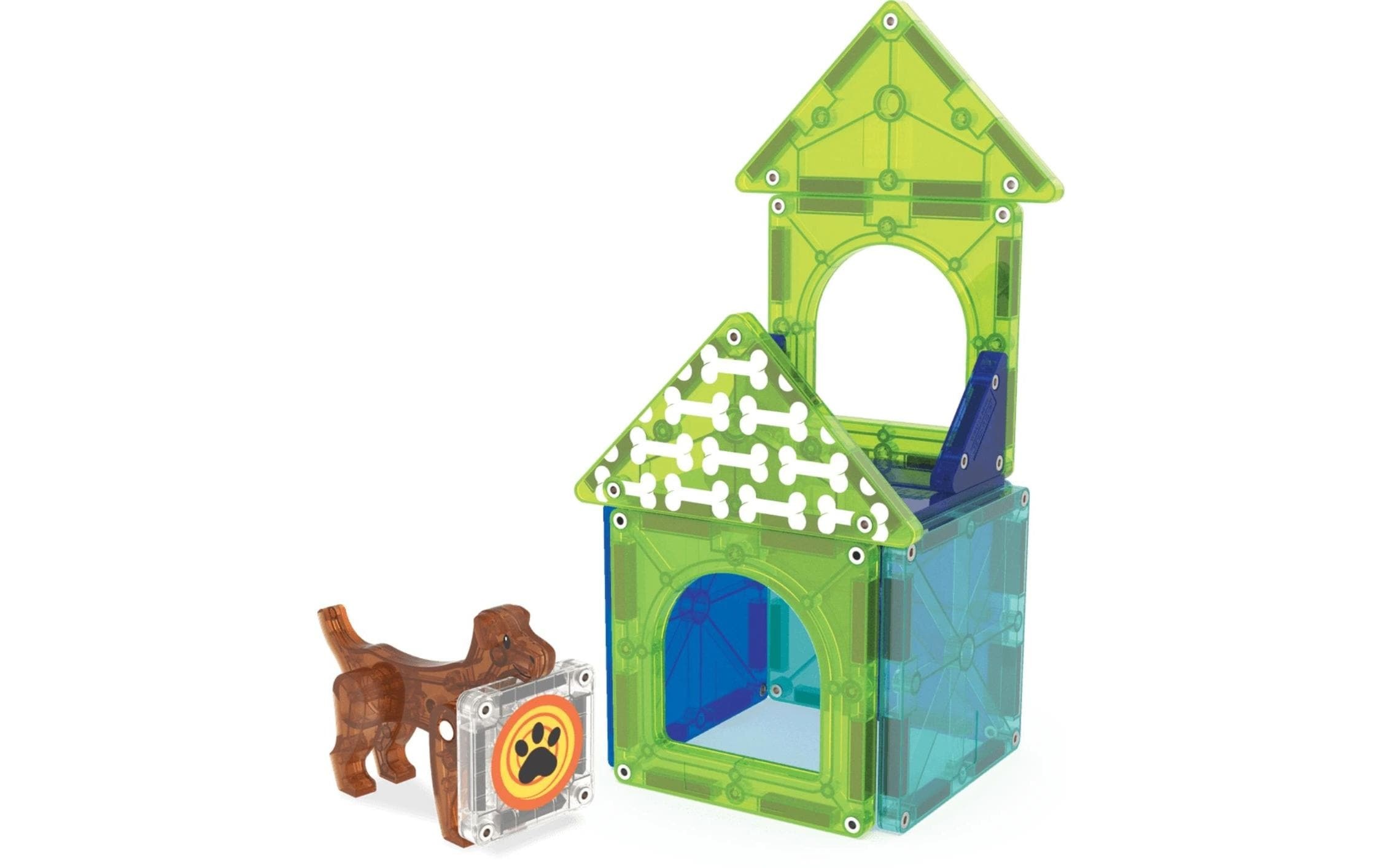   Steinbaukasten »Magna-Tiles Dog House 13 Teile«