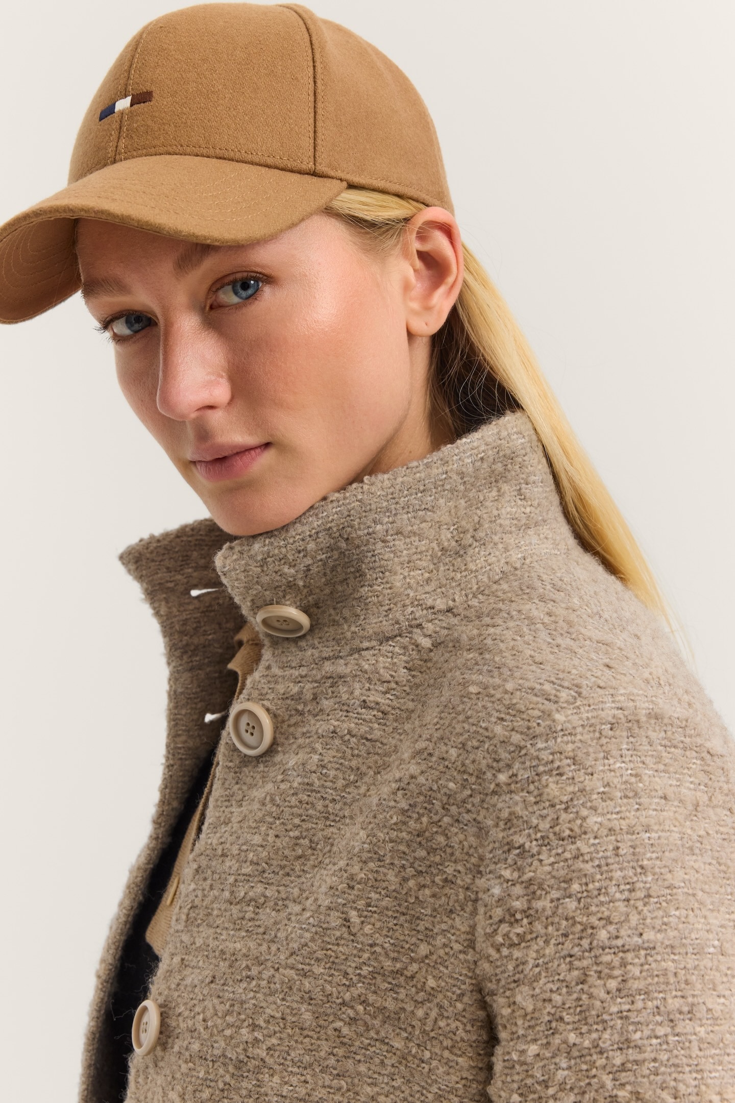 bugatti Wollmantel »Modern Fit« mit Flexcity Stretch und Stehkragen