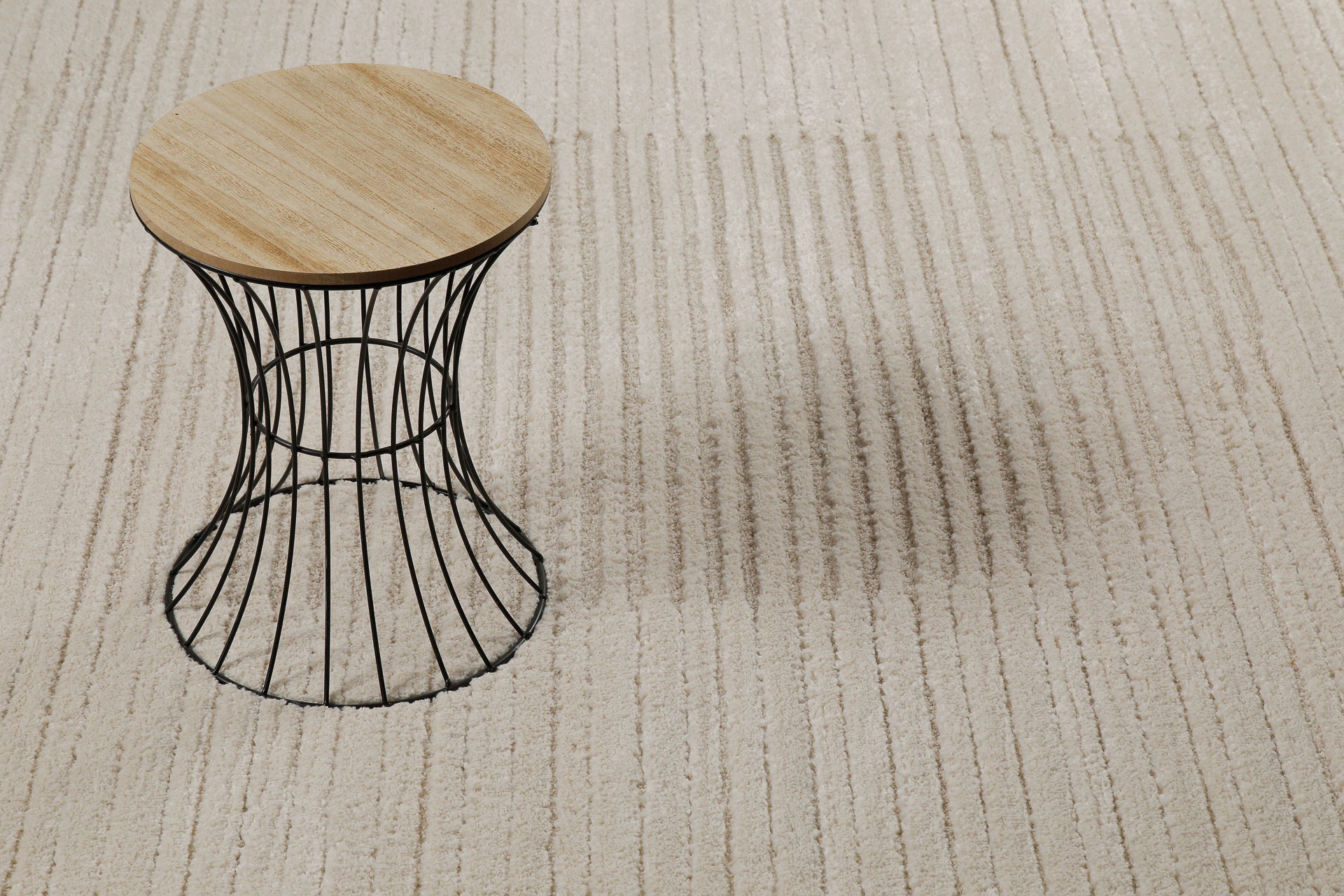 Wecon home Teppich »Sven« rechteckig 18 mm Höhe Gewebt, Hoch-Tief, pflegeleicht, Streifen Muster, Scandi, Wohnzimmer