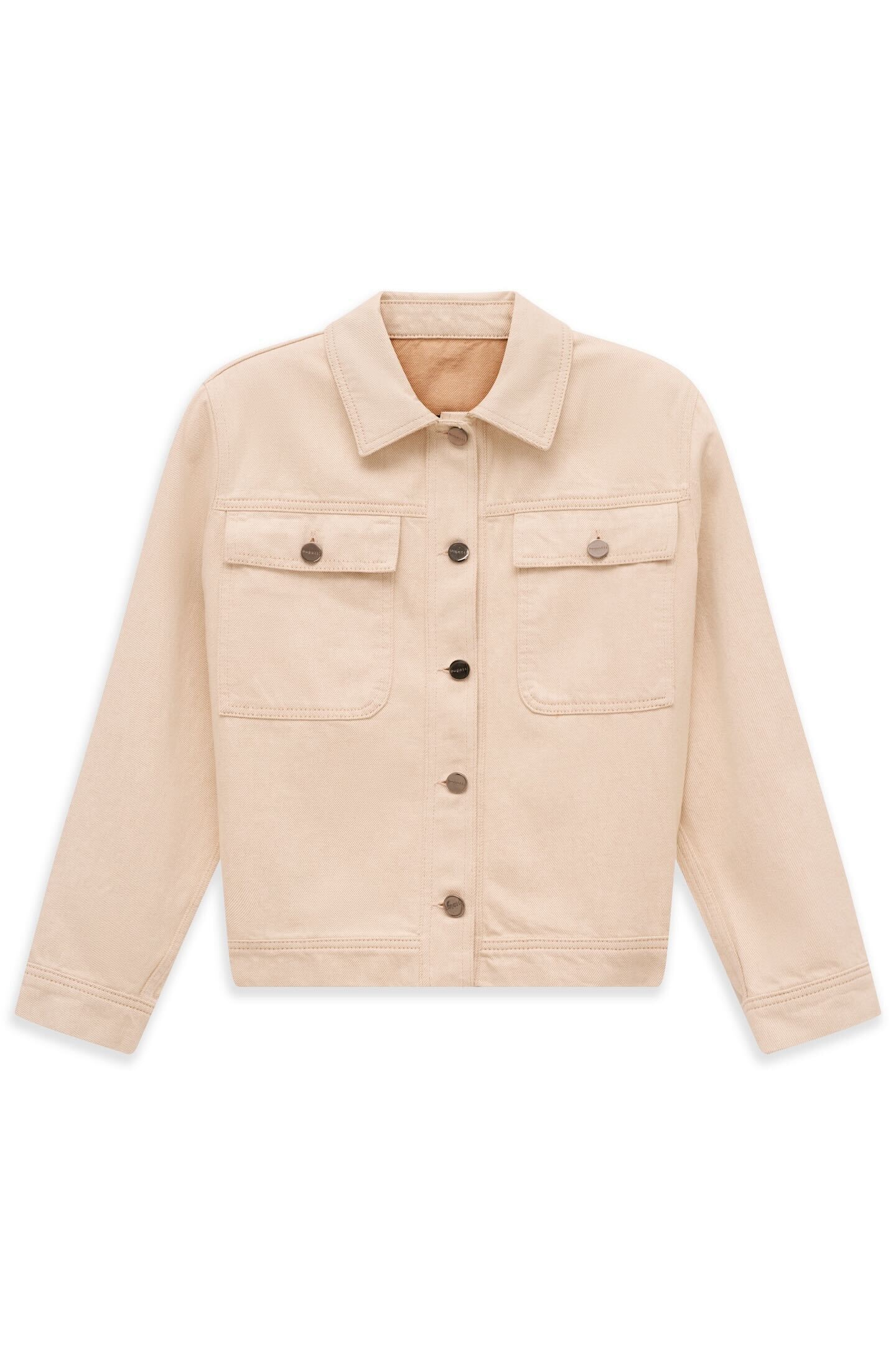 bugatti Veste en jean »Loose Fit« aus Baumwolle mit Hemdkragen