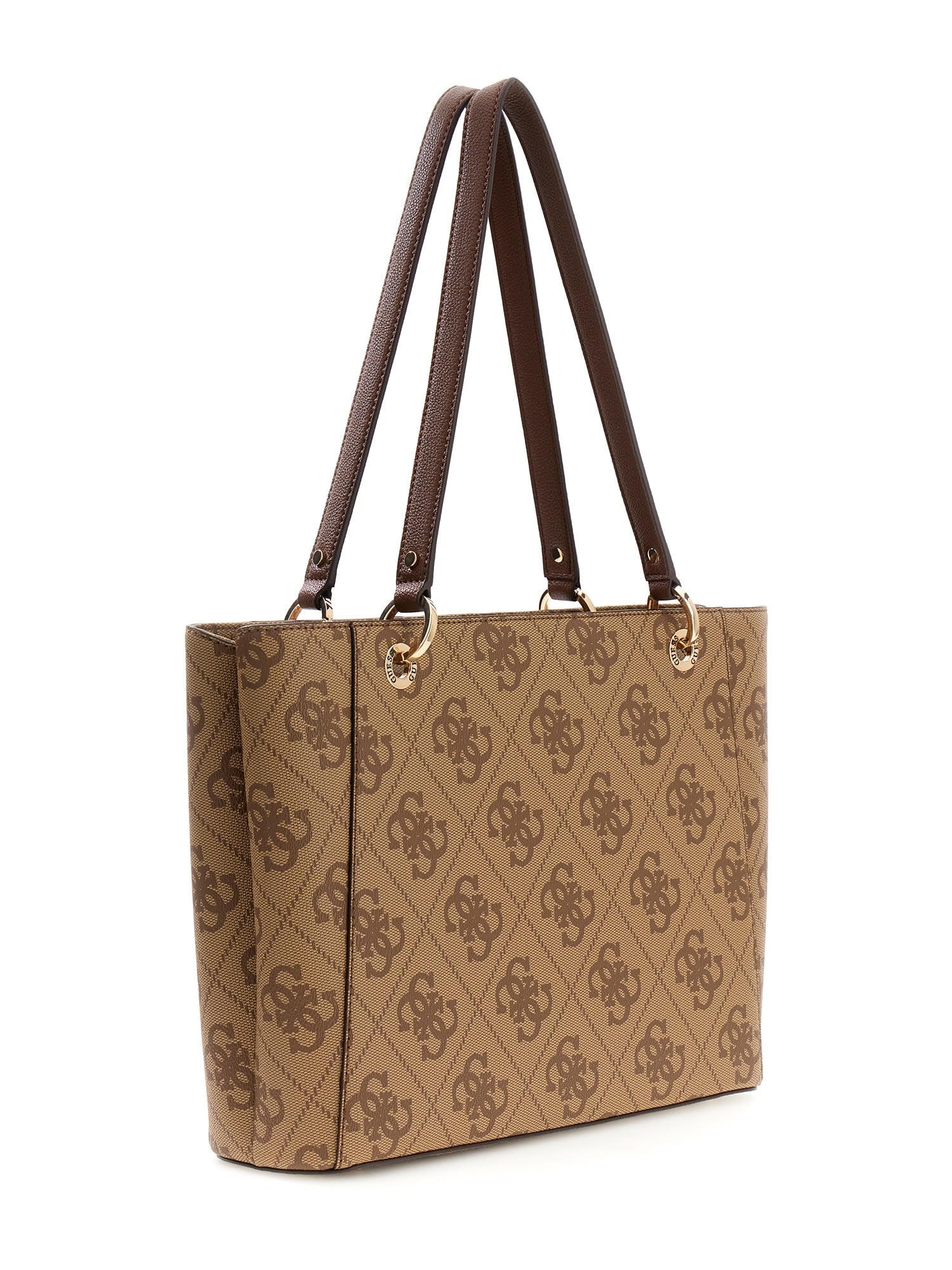 Guess Shopper »NOELLE II TOTE« Damen Umhängetasche, Schultertasche mit Logodrucken