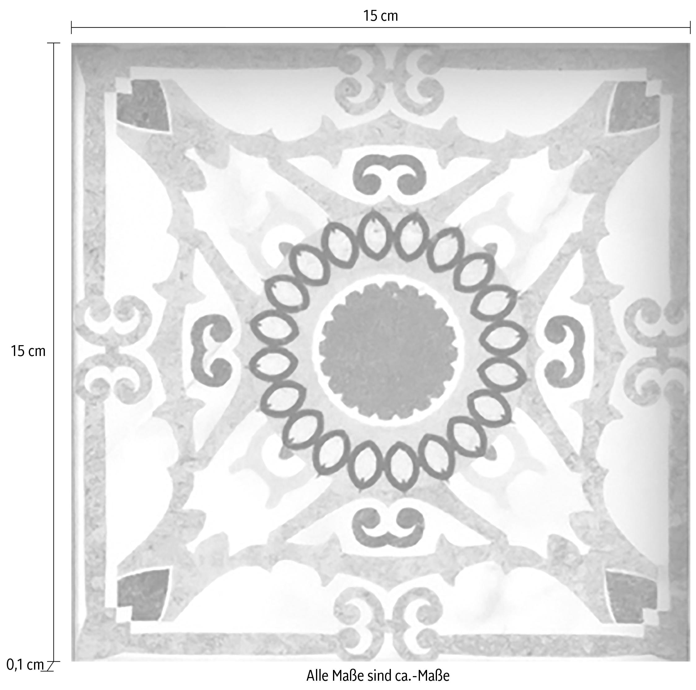 queence Autocollants pour carrelage »Mosaik Muster« Stickerfliesen, selbstklebend, Sticker, 12er Set