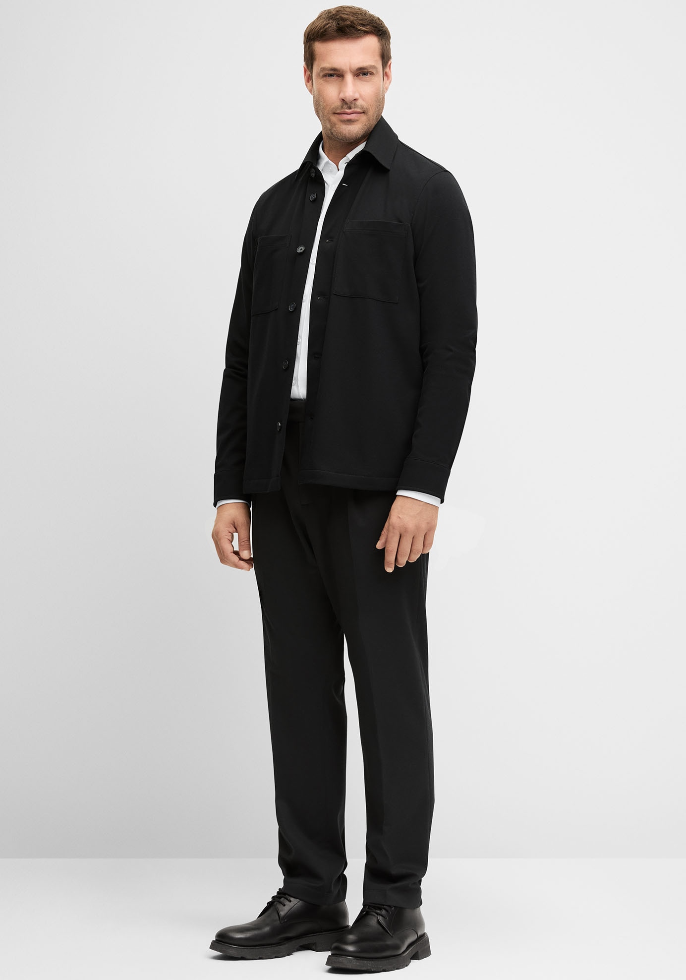 Cinque Chemise à manches longues »CIMESSI« mit Seitennahttaschen