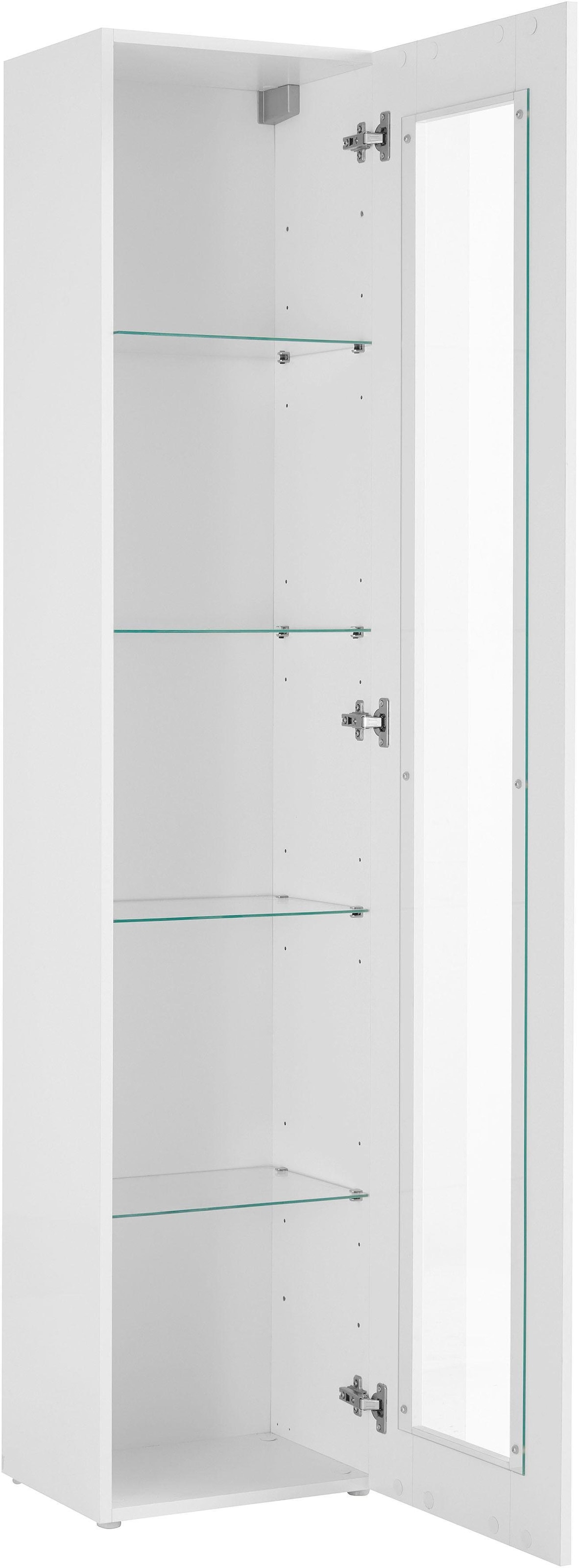 Home affaire Vitrine »Maruska« 1 Stk. tlg. Glasvitrine, Stauraumvitrine, stehend und hängend montierbar