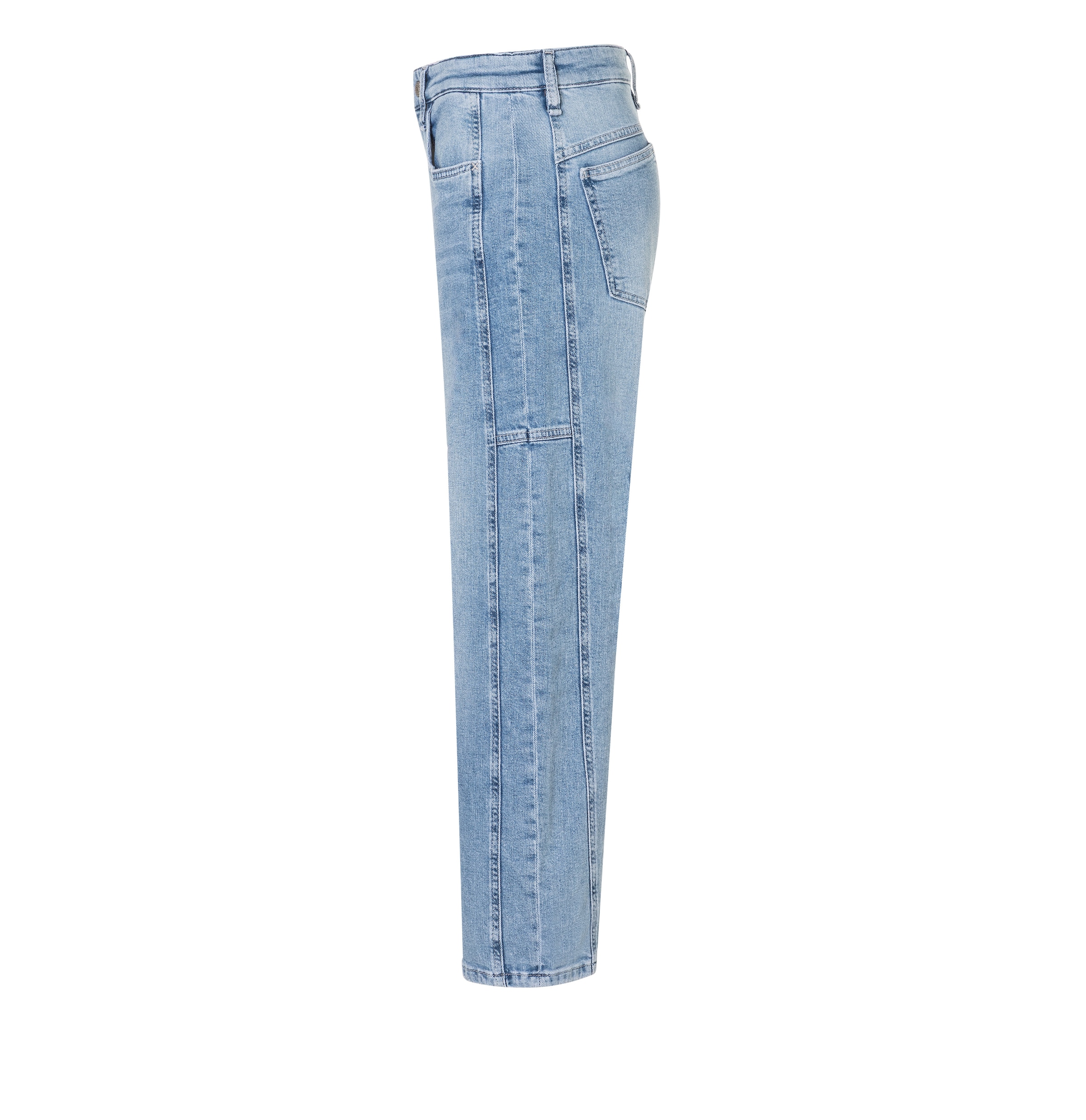 MAC Jeans à 5 poches »OHIO Barrel« coupe Barrel Fit, détail couture au niveau des genoux
