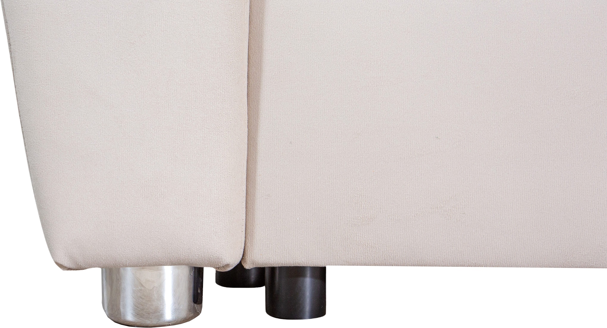 COLLECTION AB Canapé d'angle »Jana L-Form, B: 220 cm« Bettfunktion, Bettkasten & 1 Zierkissen, Federkern