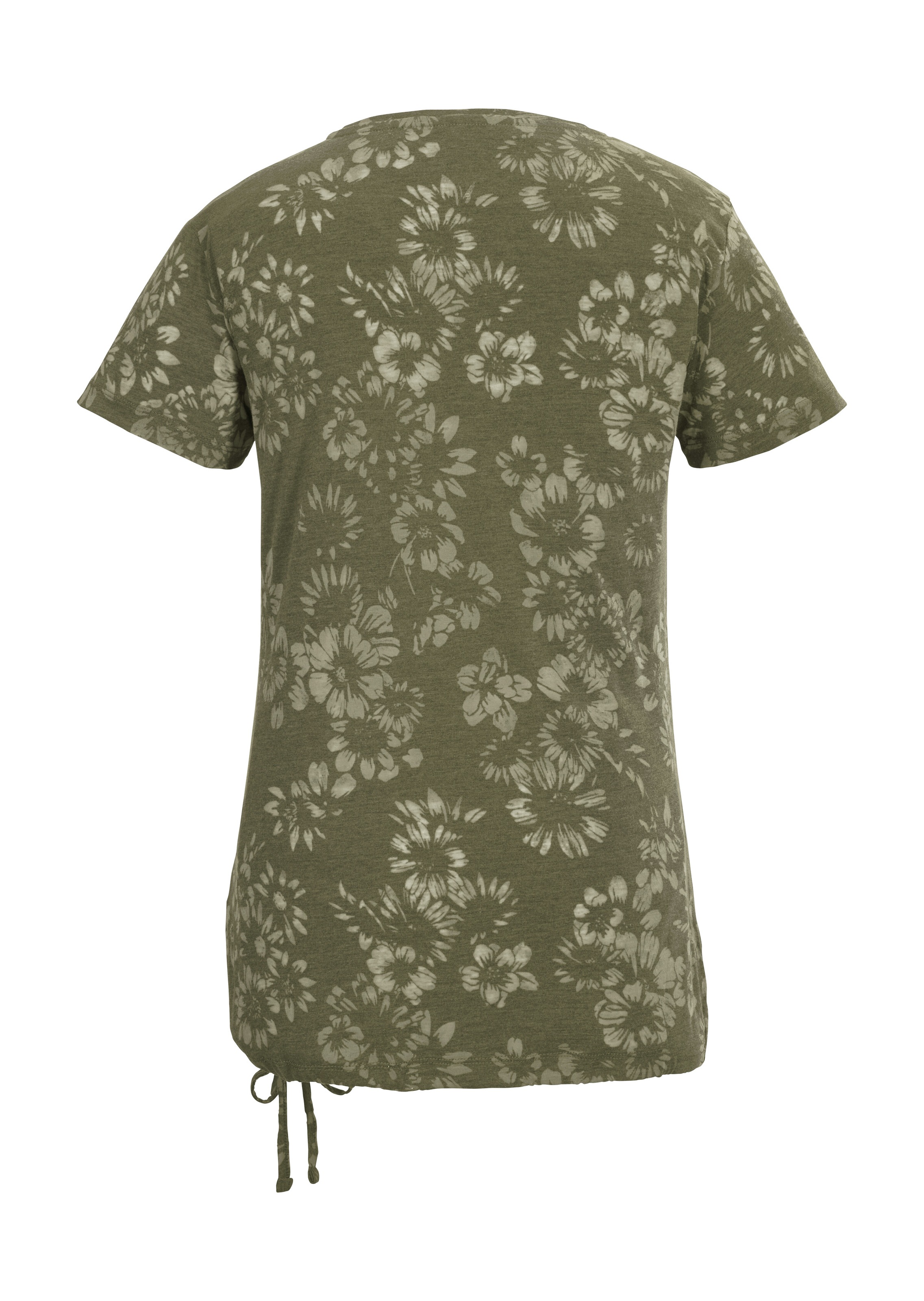 G.I.G.A. DX by killtec T-Shirt »GS 44 WMN TSHRT«, Leichtes Damen T-Shirt mit floralem Print und verstellbarem Saum