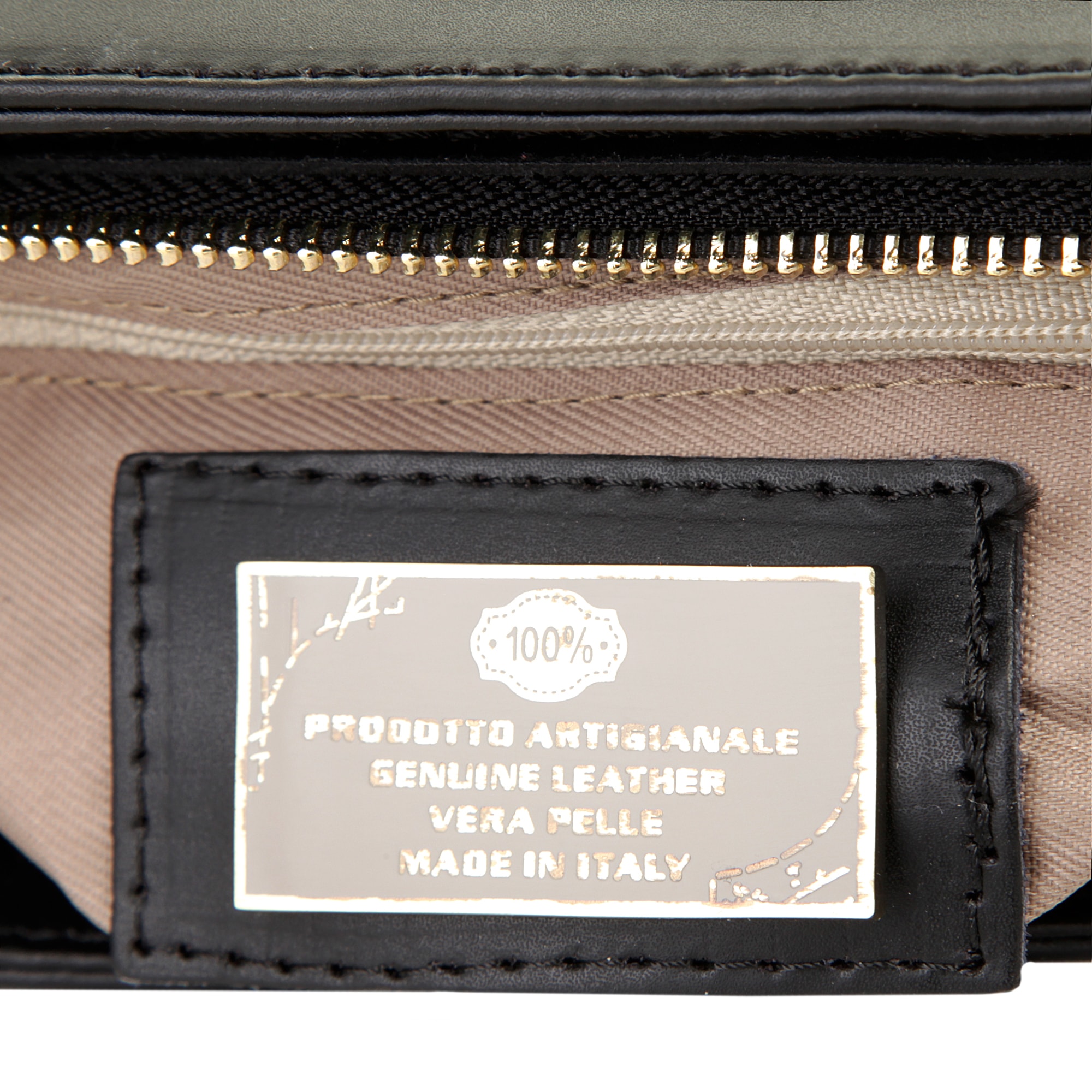 Cluty Henkeltasche echt Leder, Made in Italy