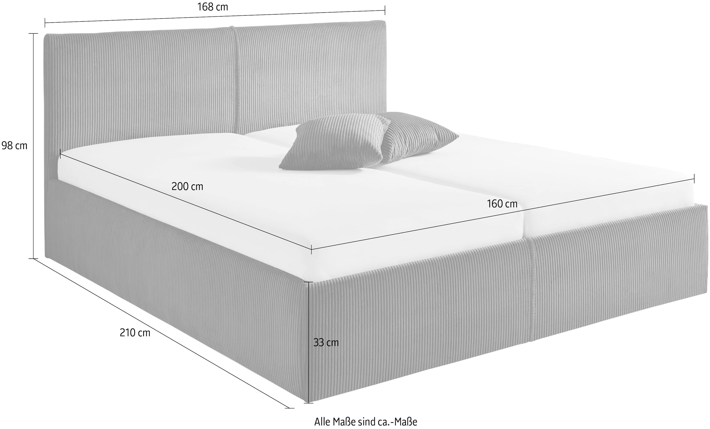 Westfalia Schlafkomfort Lit rembourré