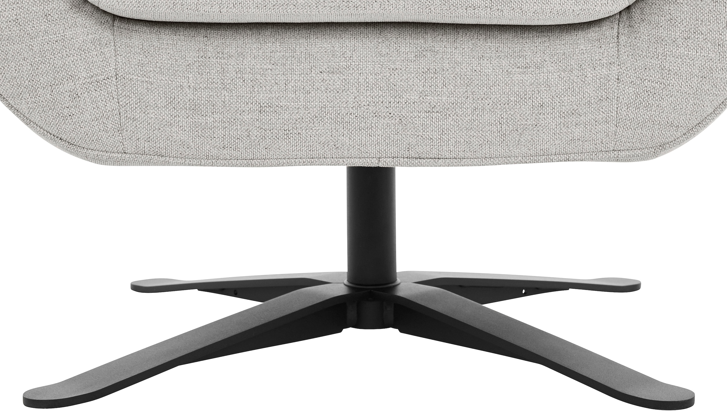 Home affaire Fauteuil pivotant »Stavre, Loungesessel mit Drehfunktion« au design moderne, avec pied pivotant élégant
