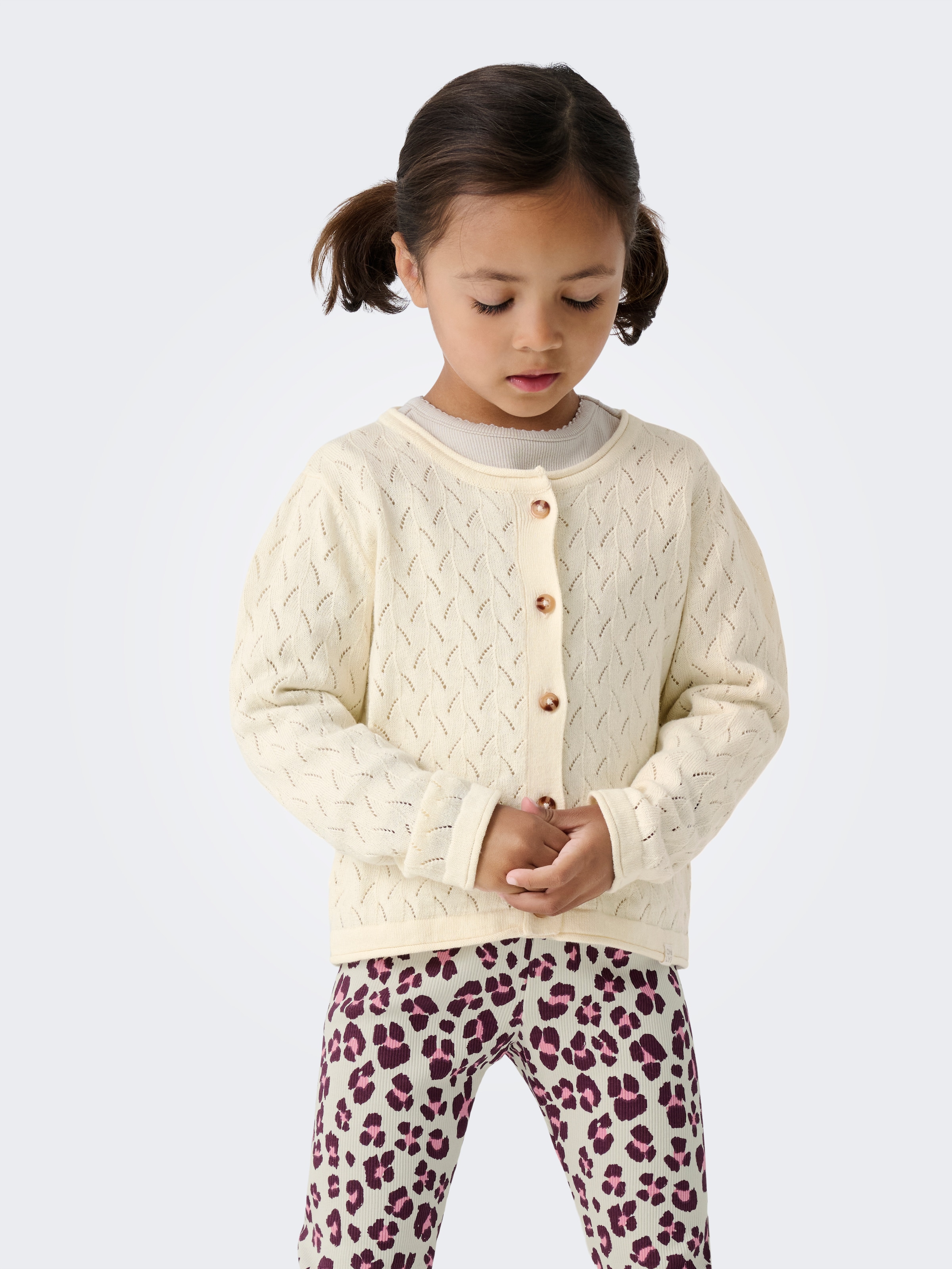 KIDS ONLY Strickjacke »KMGMEGAN LIFE  LS CARDIGAN KNT NOOS«