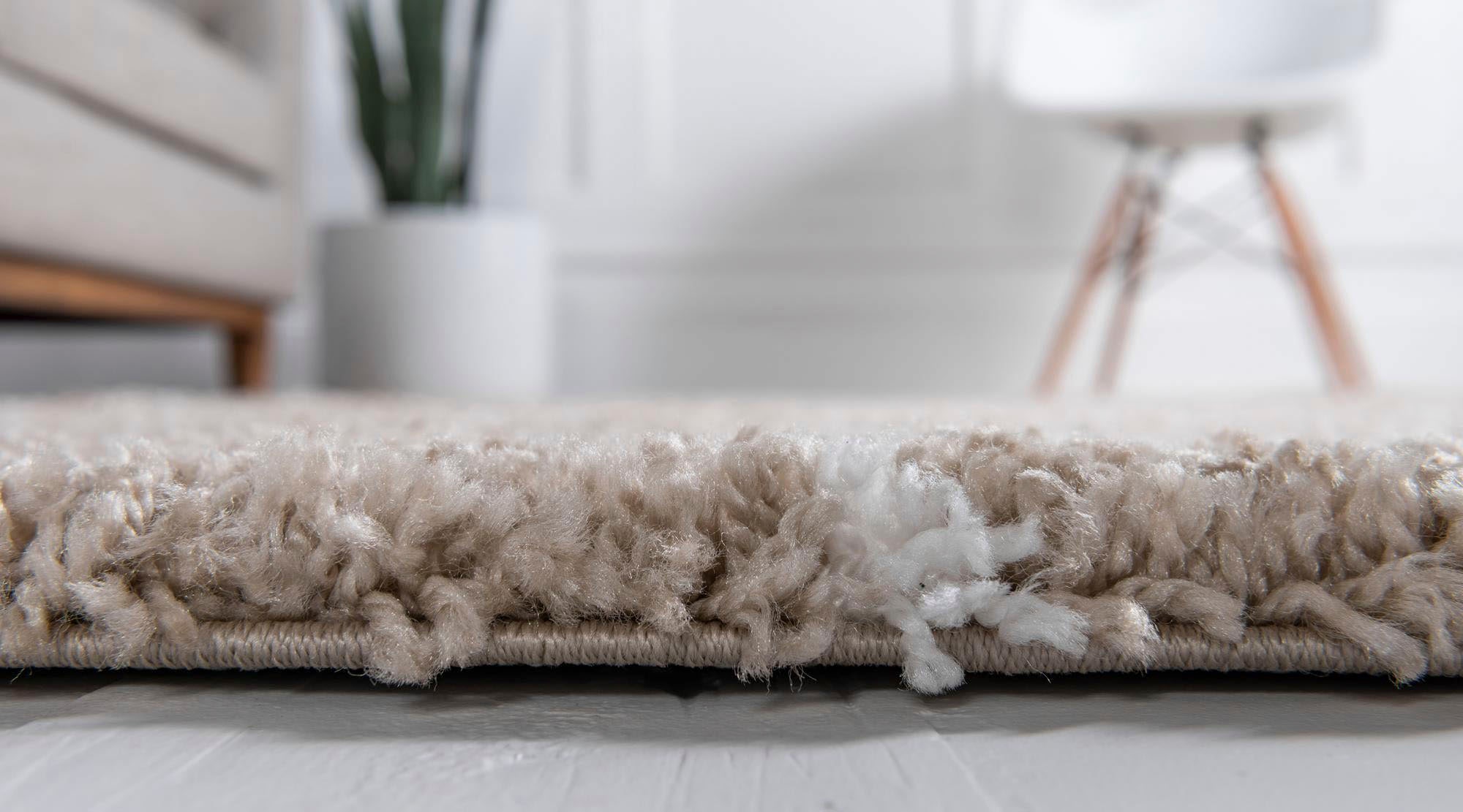 Myflair Möbel & Accessoires Tapis à poils longs »Temara Shag, LAGERRÄUMUNG!« Rond 51 mm Höhe gewebt, Scandi Design, ideal im Wohnzimmer & Schlafzimmer