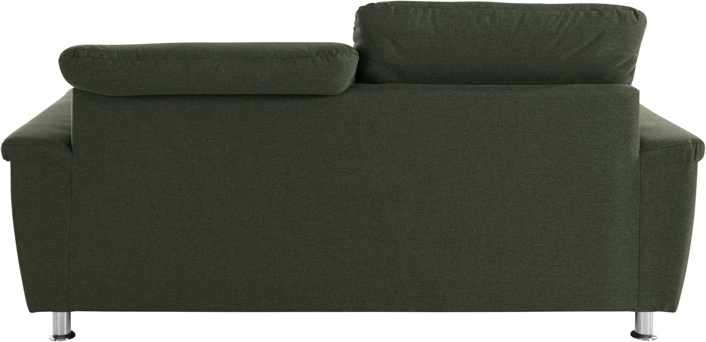 DOMO collection 2-places »FRANZI zeitlos & elegant, moderne Sitzheftung« wahlweise mit Kopfteilverstellung, inklusive Zierkissen