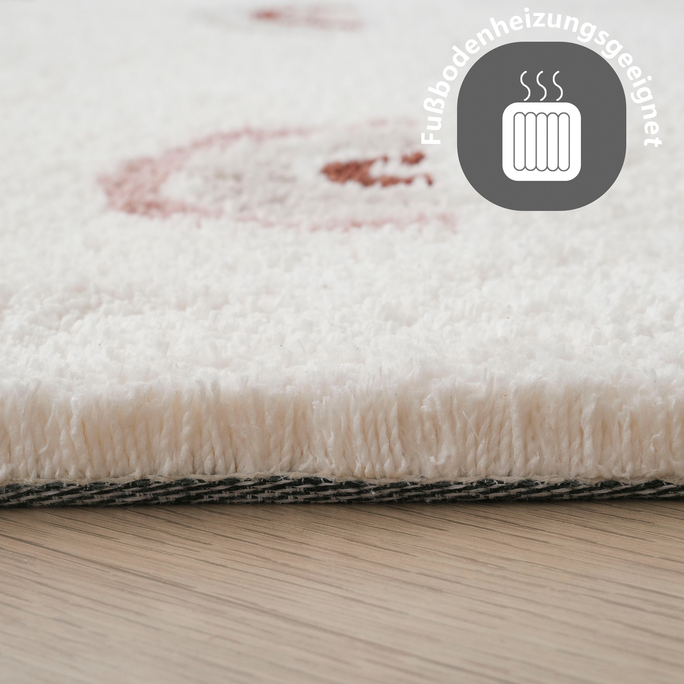 my home Kinderteppich »Regenbogen« rechteckig 20 mm Höhe weich, Pastell-Farben, modernes Design, Kinderzimmer