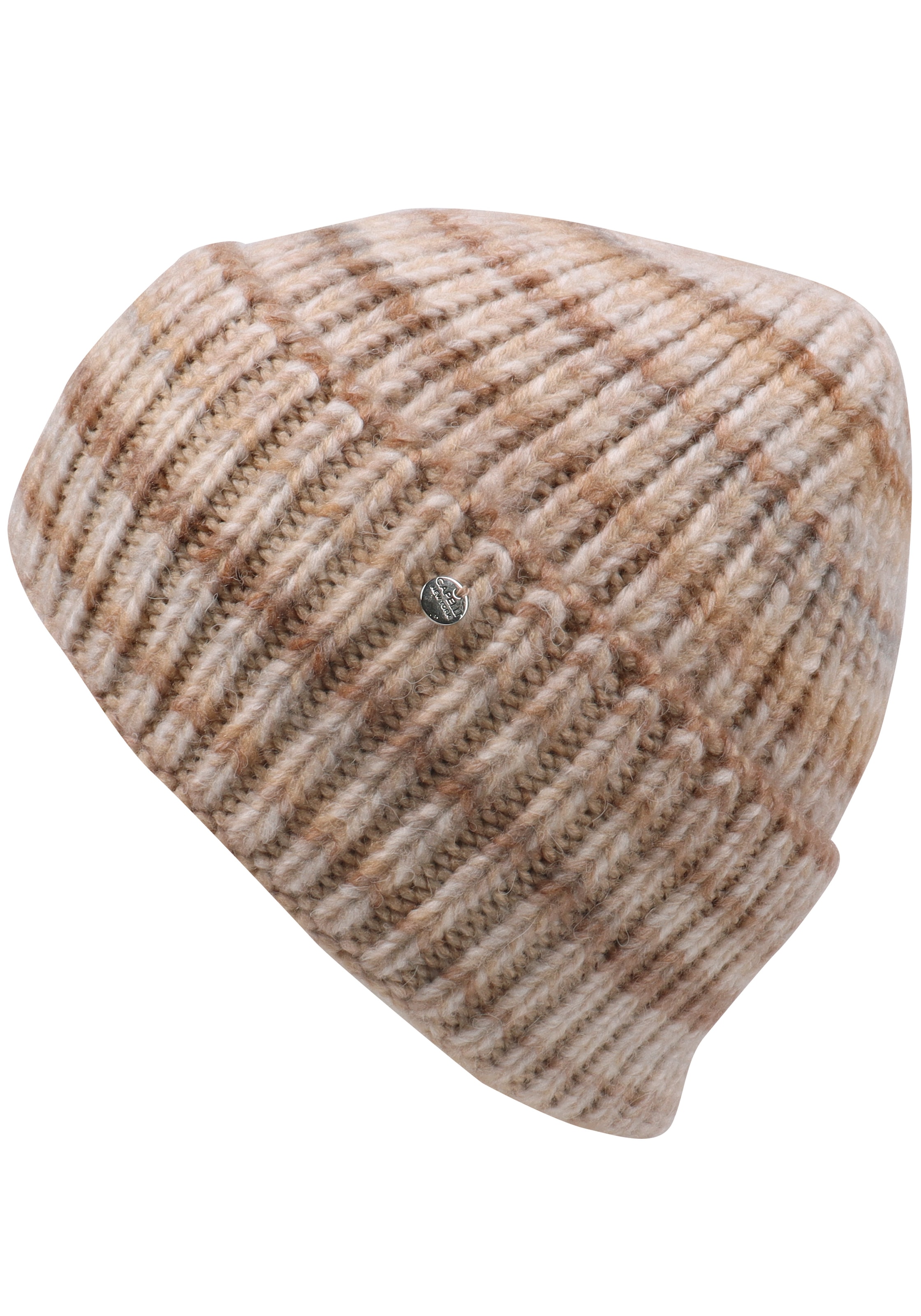 Capelli New York Beanie , mit Farbverlauf, Rippstrick, Wollanteil, wärmend