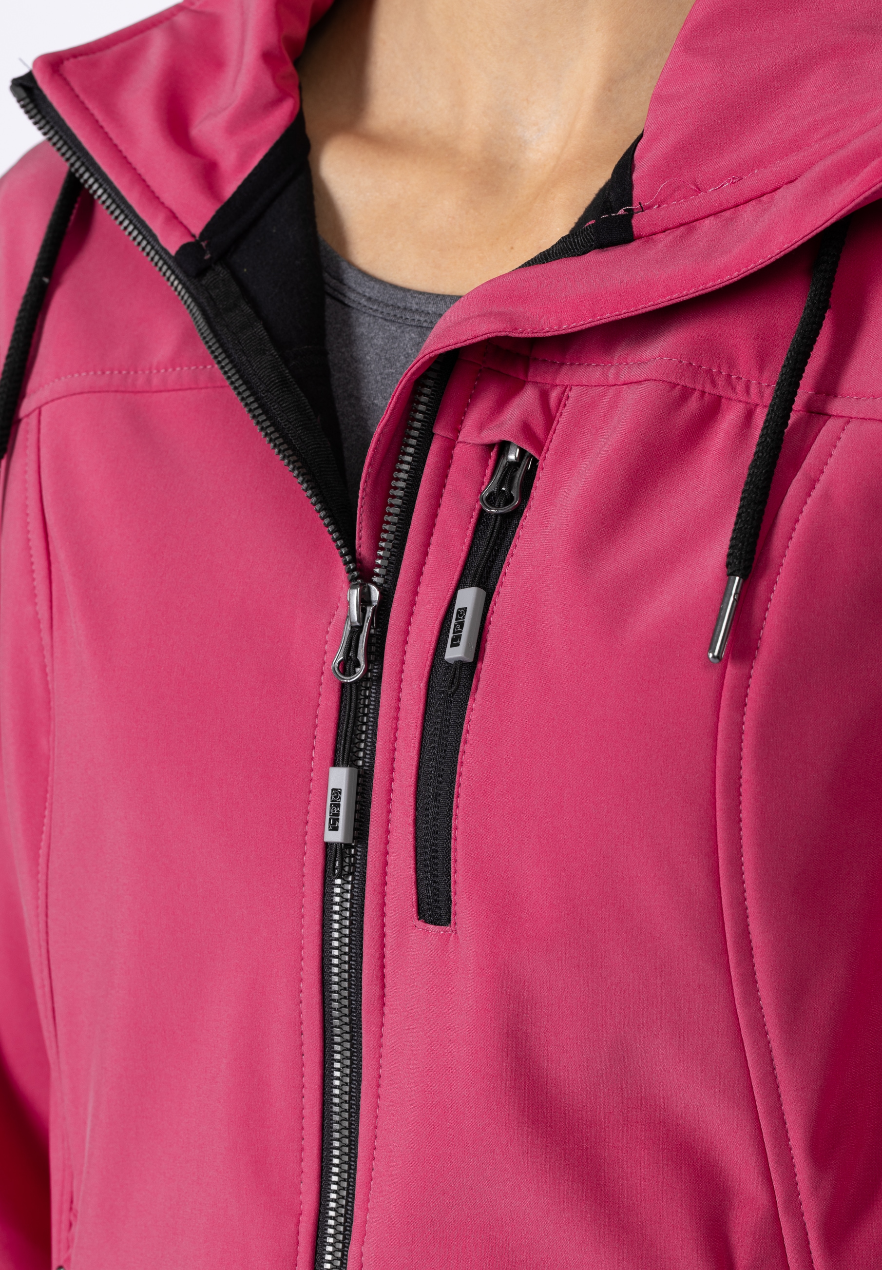 DEPROC Active Softshelljacke »DECORAH PEAK V WOMEN« mit abnehmbarer Kapuze