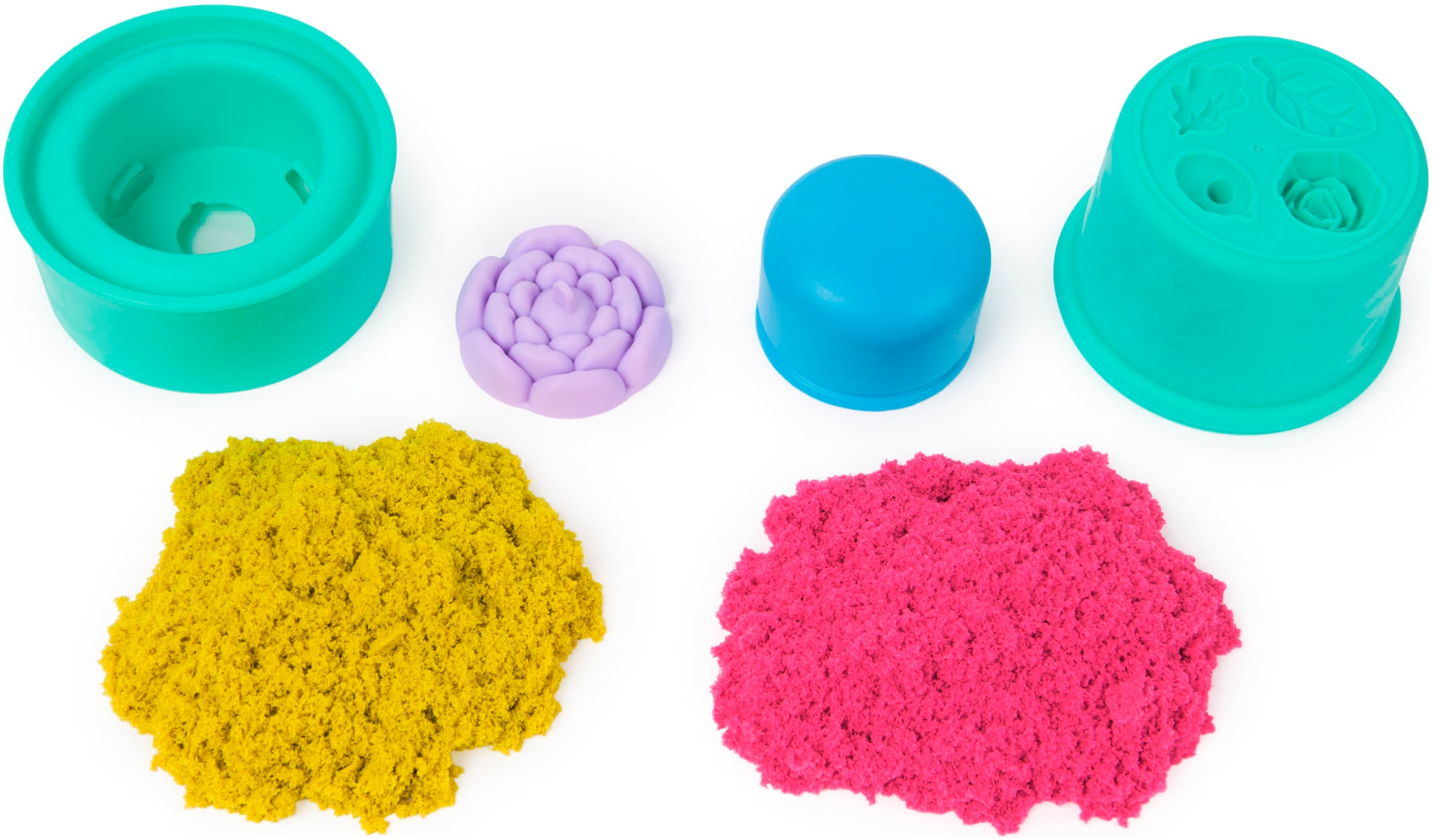 Spin Master Set créatif »Kinetic Sand - Squish Blumen Set«