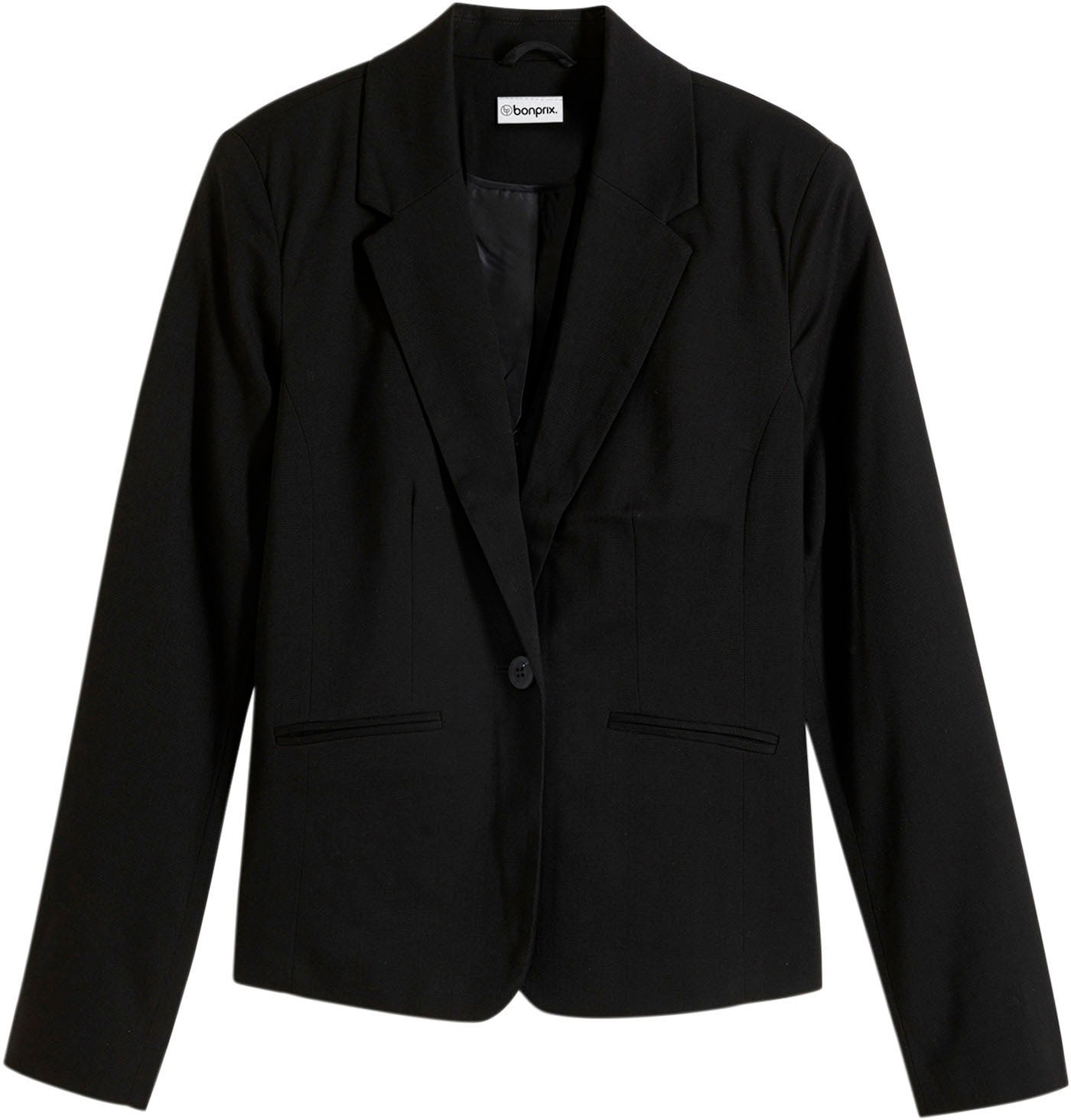bonprix Veste blazer »Blazer« Style festif, coupe étroite, avec poches passepoilées