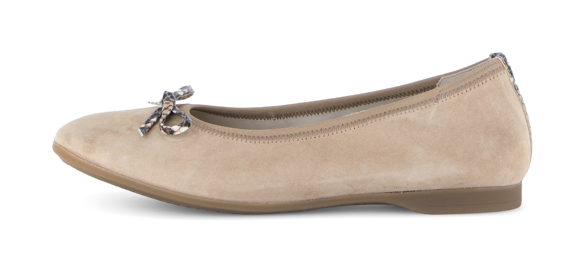 Gabor Ballerina  Businessschuh, Flats, Schlupfschuh mit Zierscheife