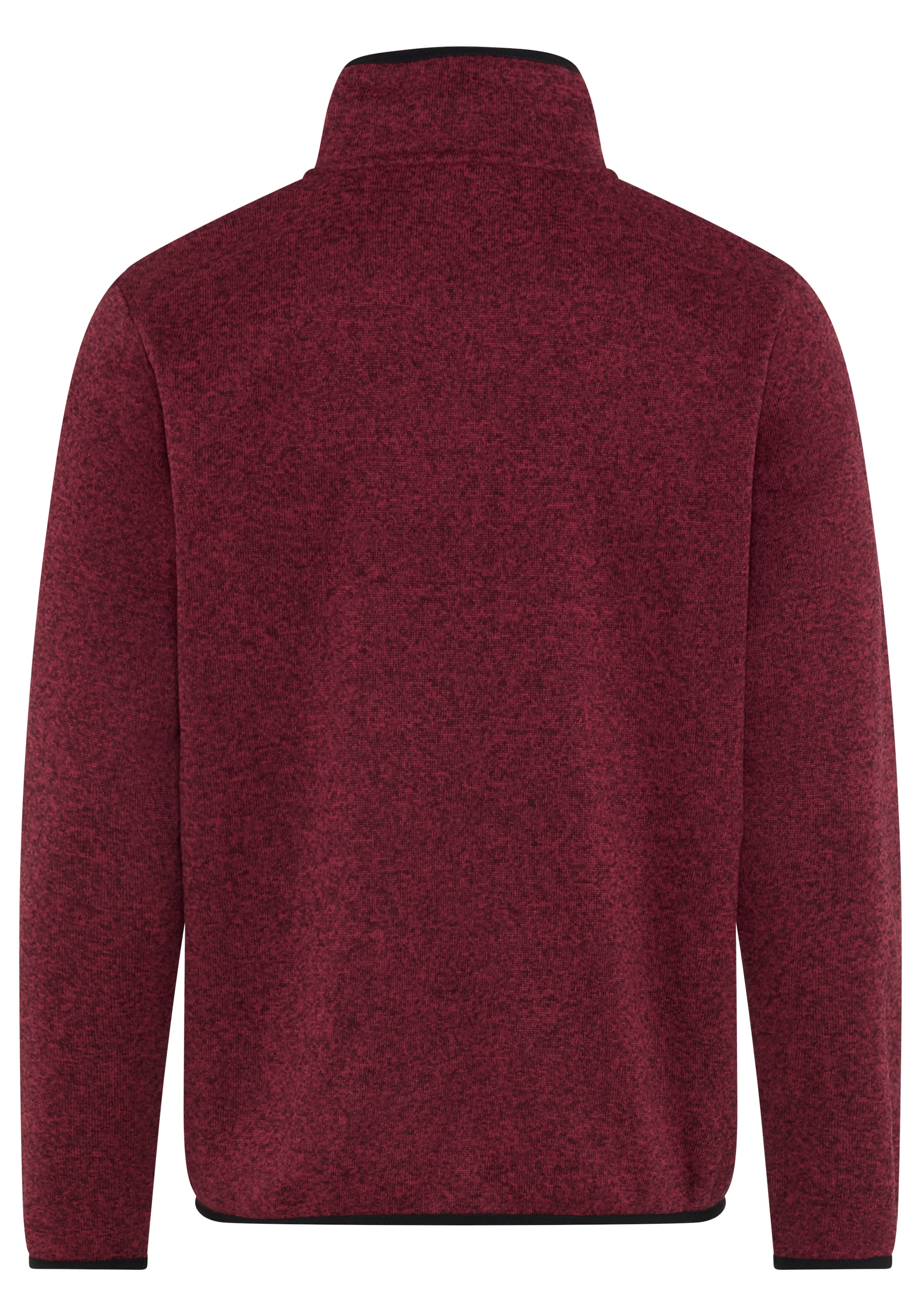 Man's World Fleecepullover , mit hoch geschlossenem Ausschnitt, melierte Optik, sportlicher Stil

