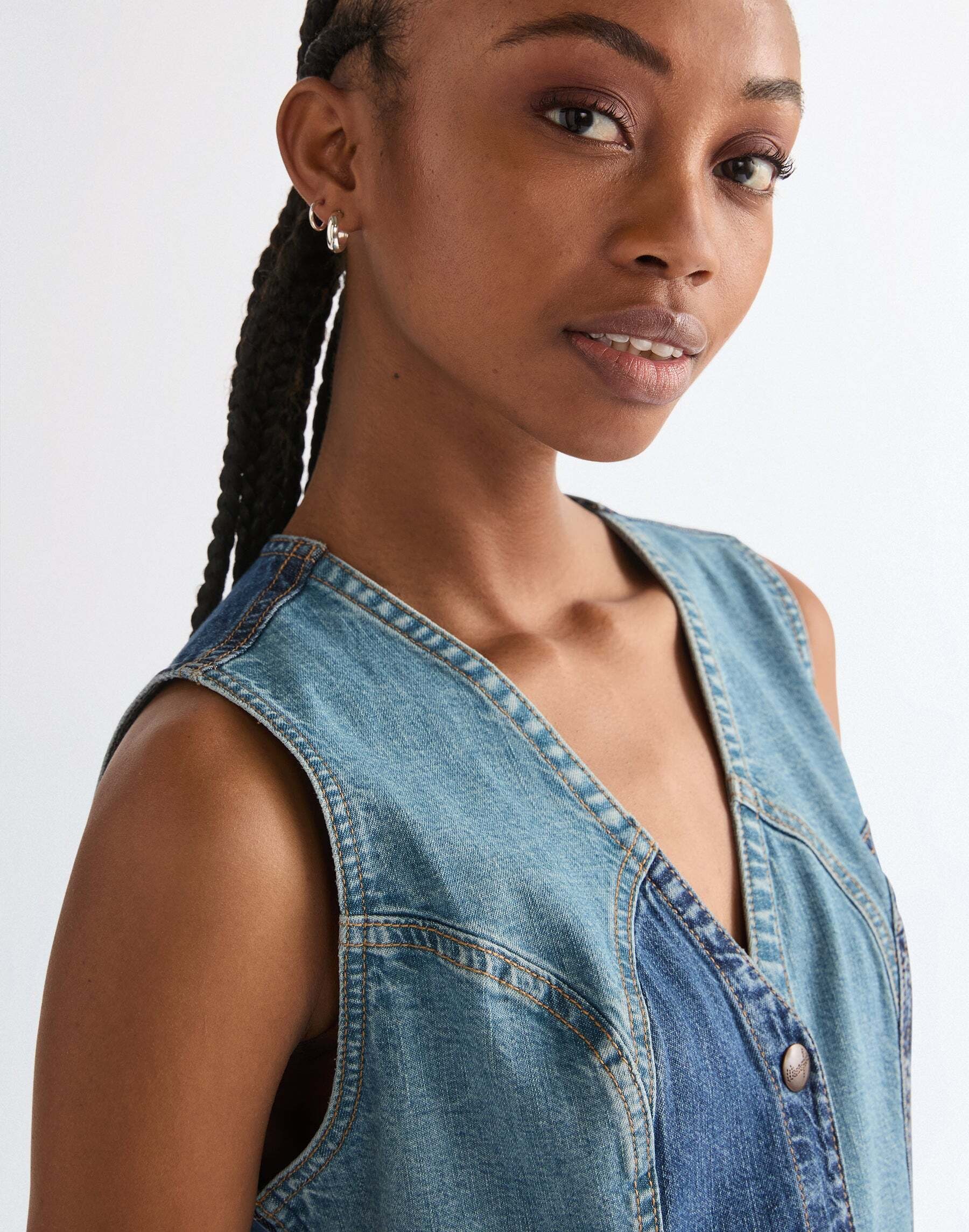 Wrangler Jeanskleid »WRANGLER Jeanskleid Vest Dress«