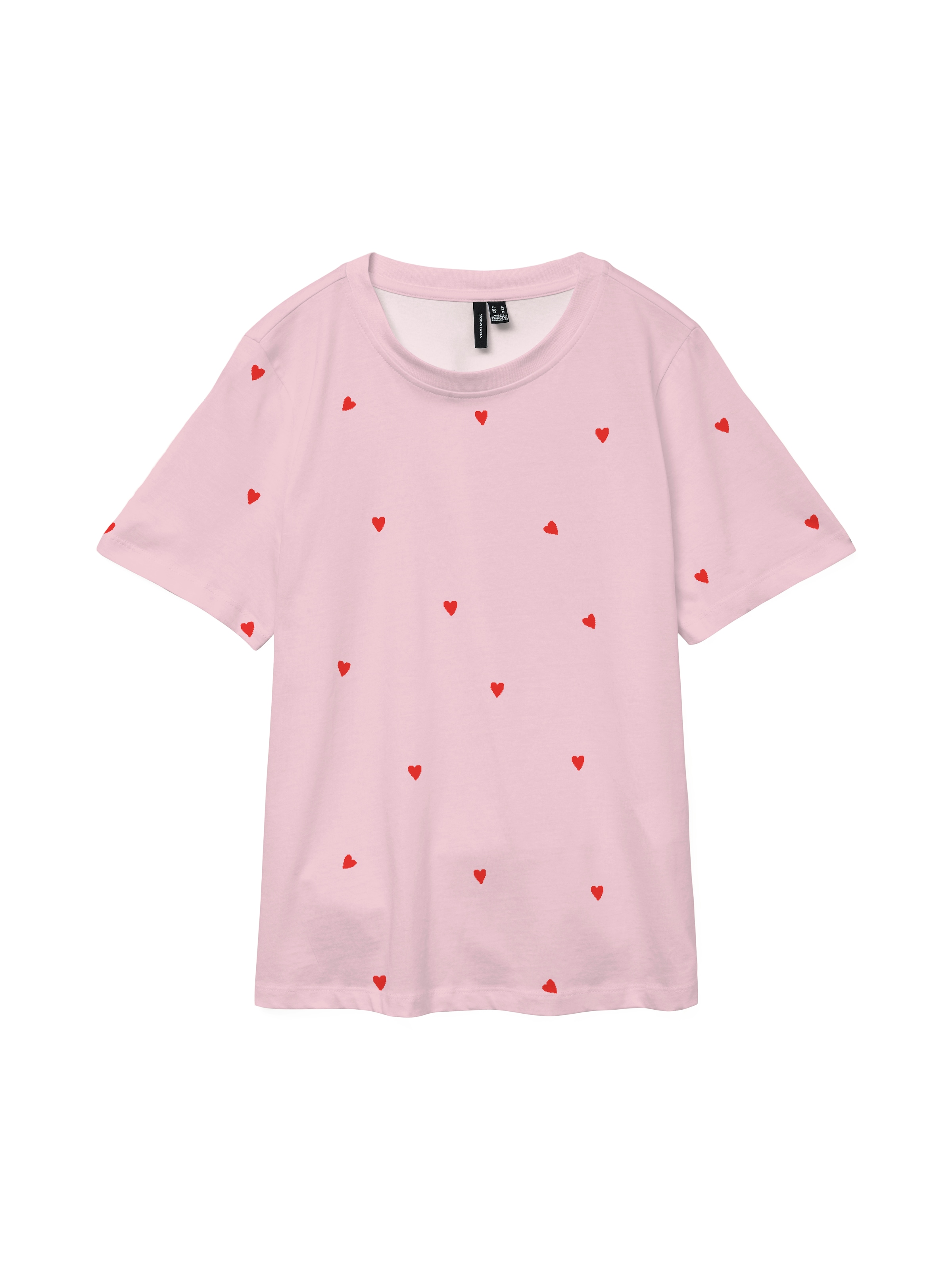 Vero Moda T-shirt à manches courtes »VMPAULINA AOP SS T-SHIRT GA JRS NOOS« Baumwolle, regular fit