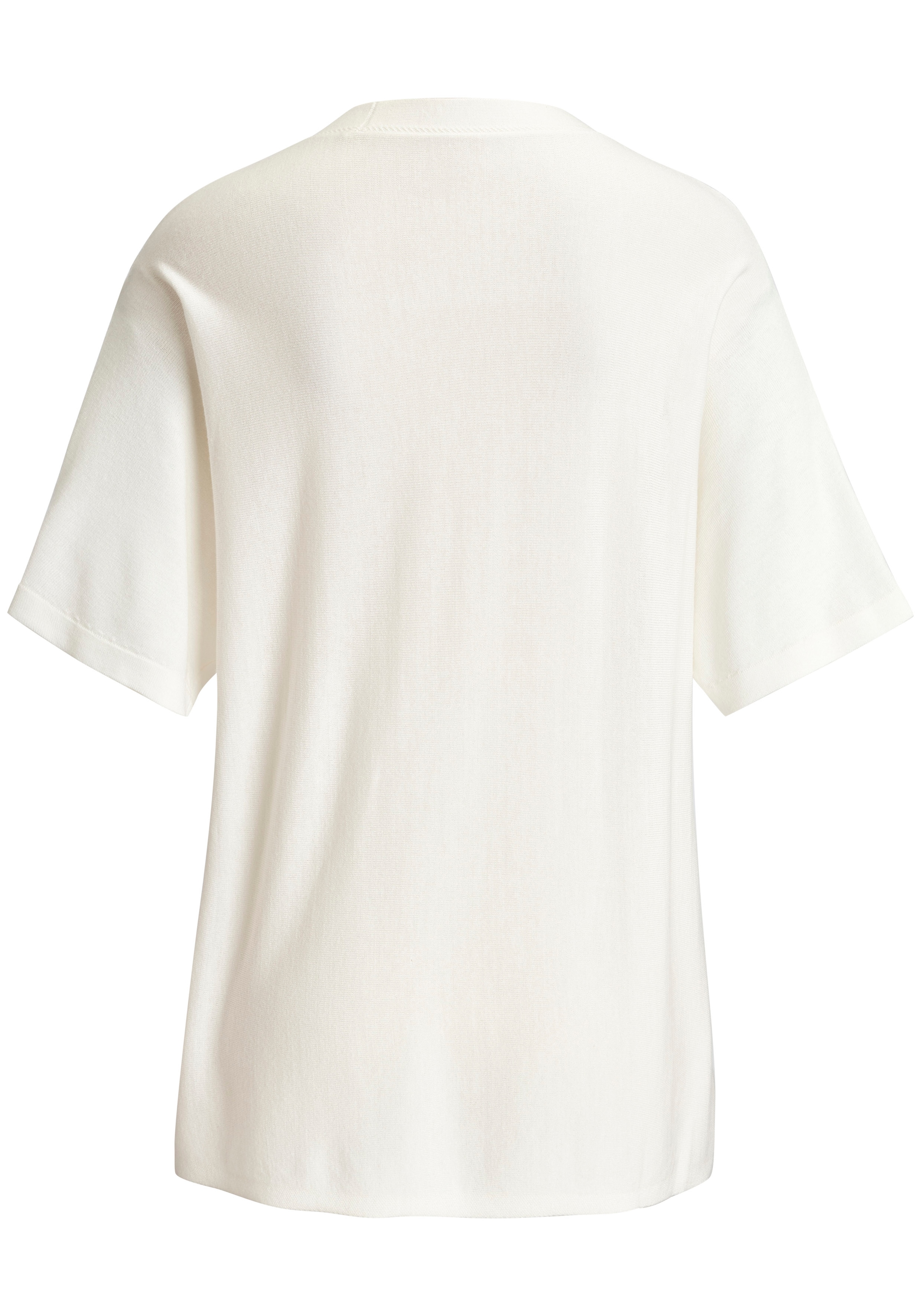 Vivance Kurzarmshirt »mit sommerlichem Lochstrickmuster« aus luftigem Viskose-Strick
