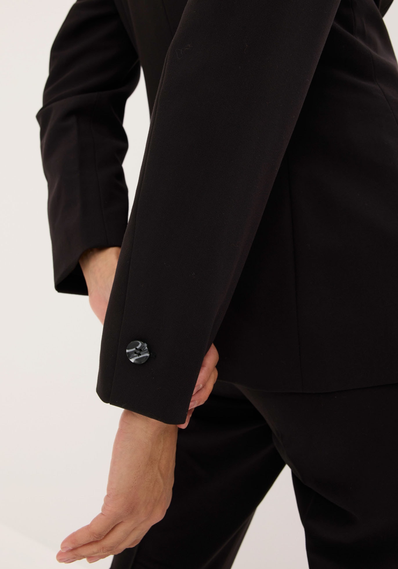 bonprix Tailleur pantalon »Hosenanzug 2-tlg« Ensemble, 2er, 2 tlg. coupe régulière Regular Fit, mit Elasthan-Anteil, verschiedene Konfektionsgrössen
