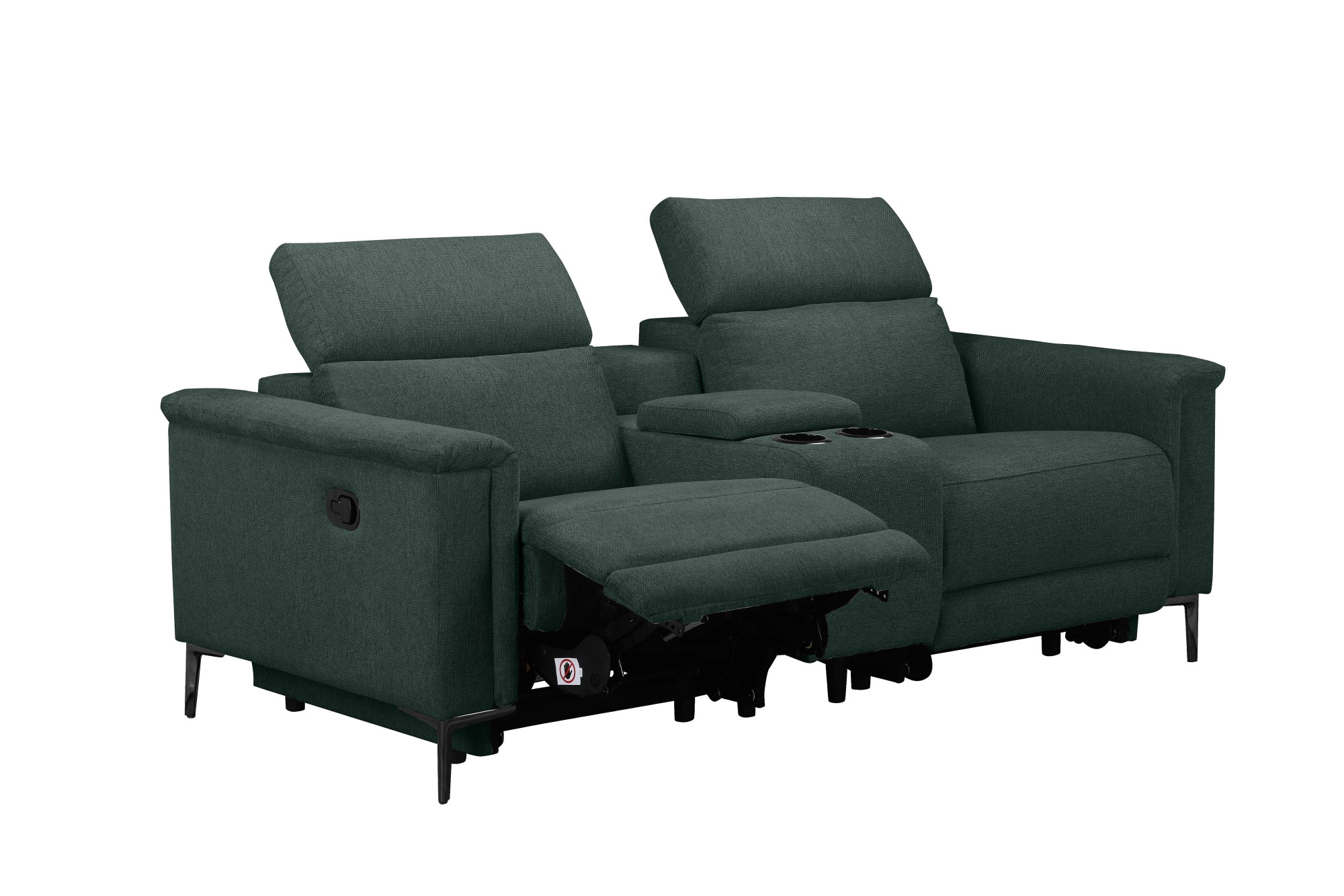 Home affaire 2-Sitzer »LUND, Kinosofa, Relaxfunktion, TV-Sessel, manuell/elektrisch (USB-A)« Kopfteilverstellung, Getränkachhalter, u. Staufach