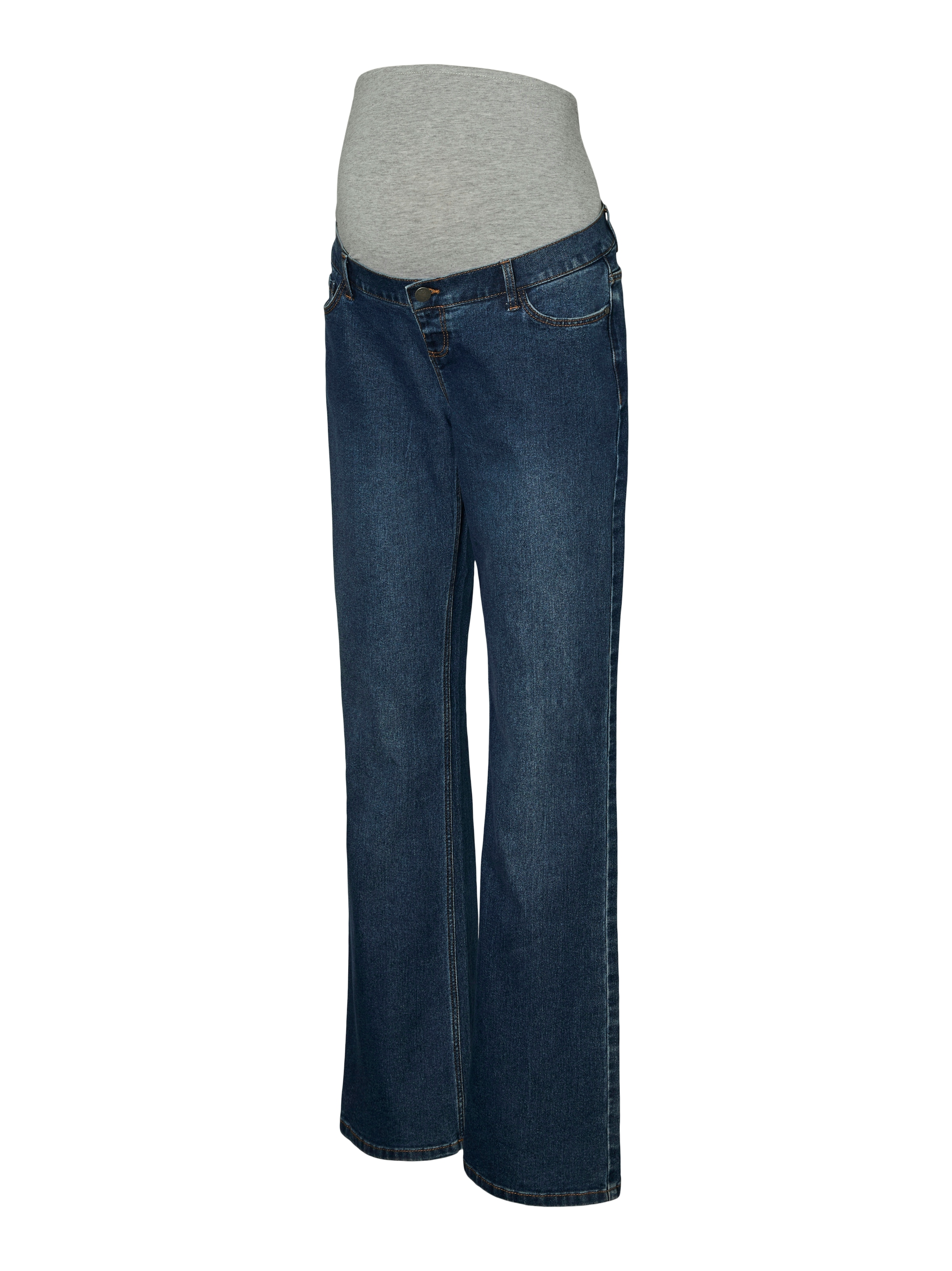Mamalicious Jeans de grossesse »MLEDINA FLARED DB JEANS NOOS«