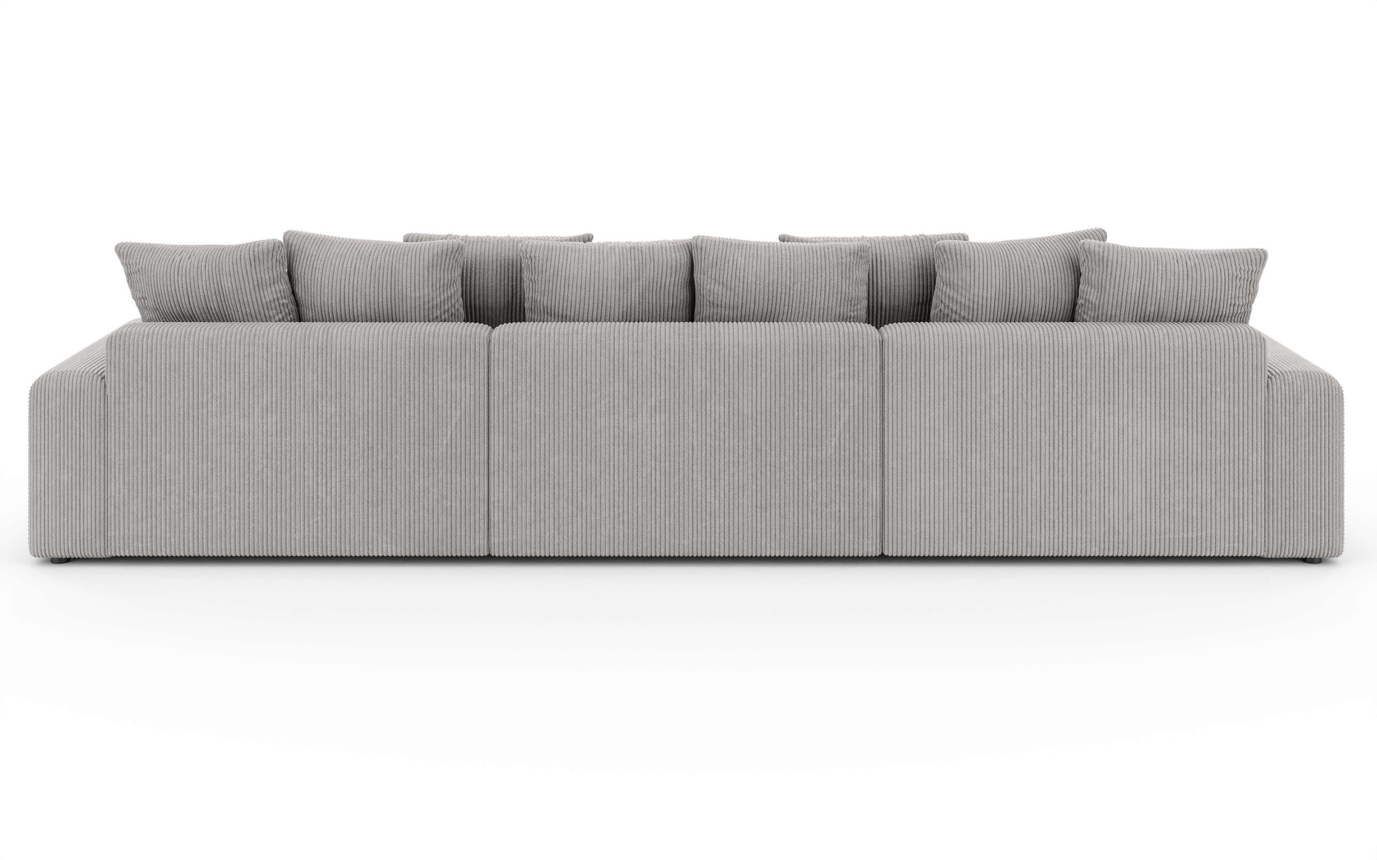 Home affaire Paysage de salon »LAKESIDE mit Bettfunktion und Bettkasten, Masse B/T/H: 332,5/142/84 cm« U‑Form mit vielen Kissen und Wellenunterfederung