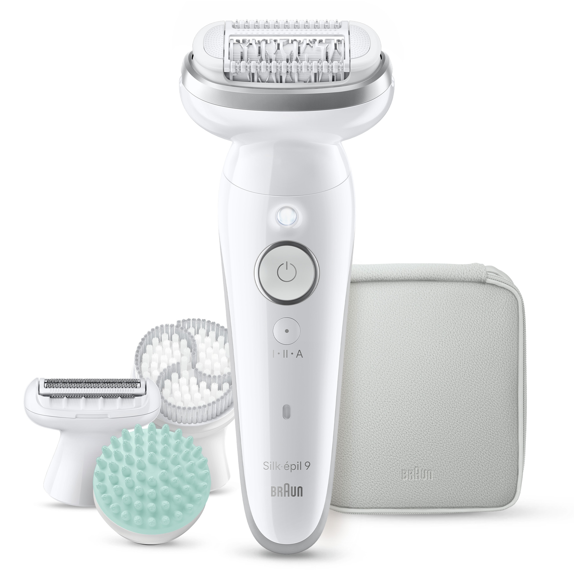Braun Épilateur »Silk-épil 9 SES9-080« All-in-One Set, Wet & Dry, Peelingbürste, Massagepad, Rasieraufsatz