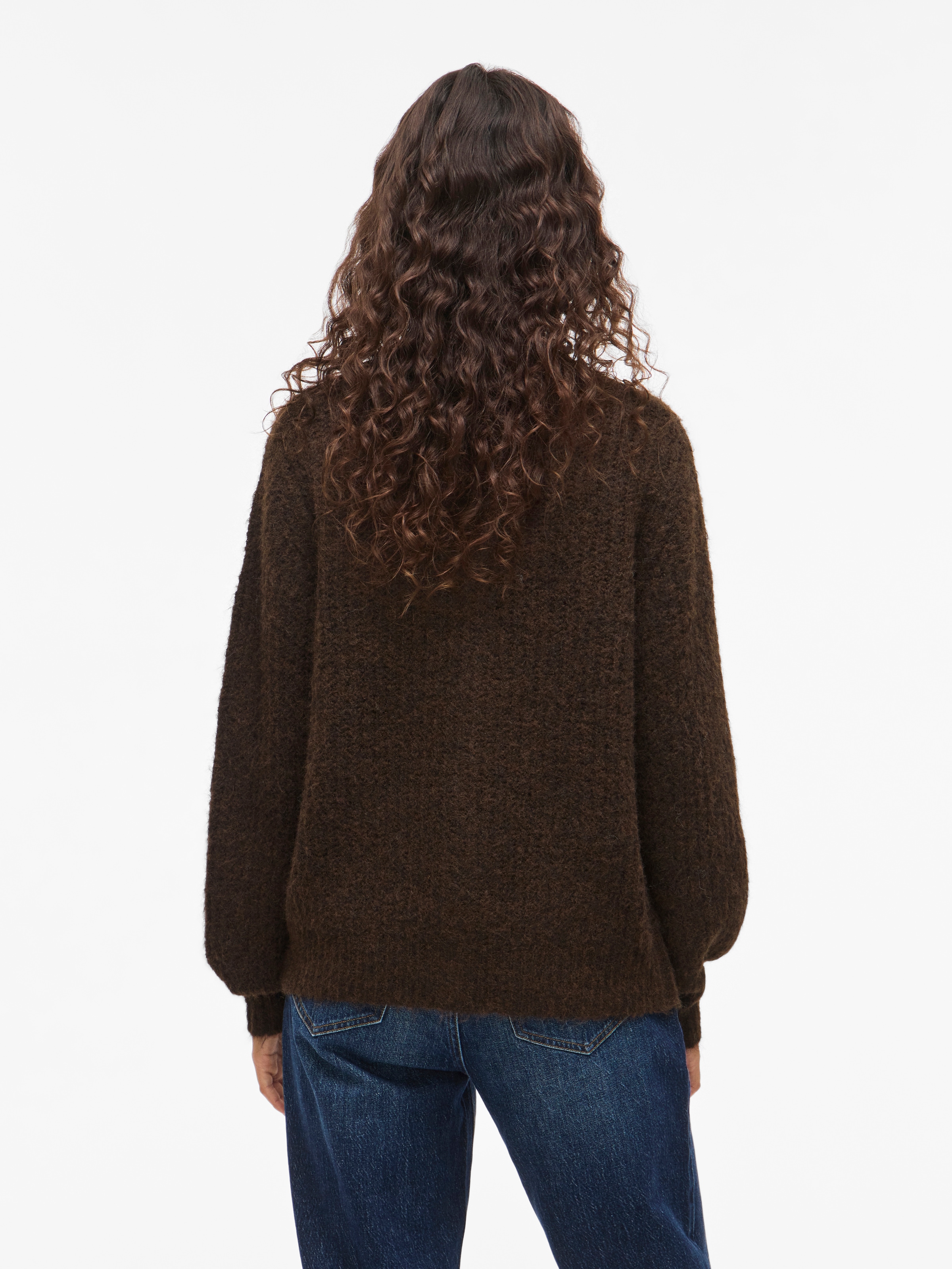 Vila Veste en tricot »VILAMPE O-NECK L/S KNIT CARDIGAN-NOOS« mélange de matériaux, coupe régulière
