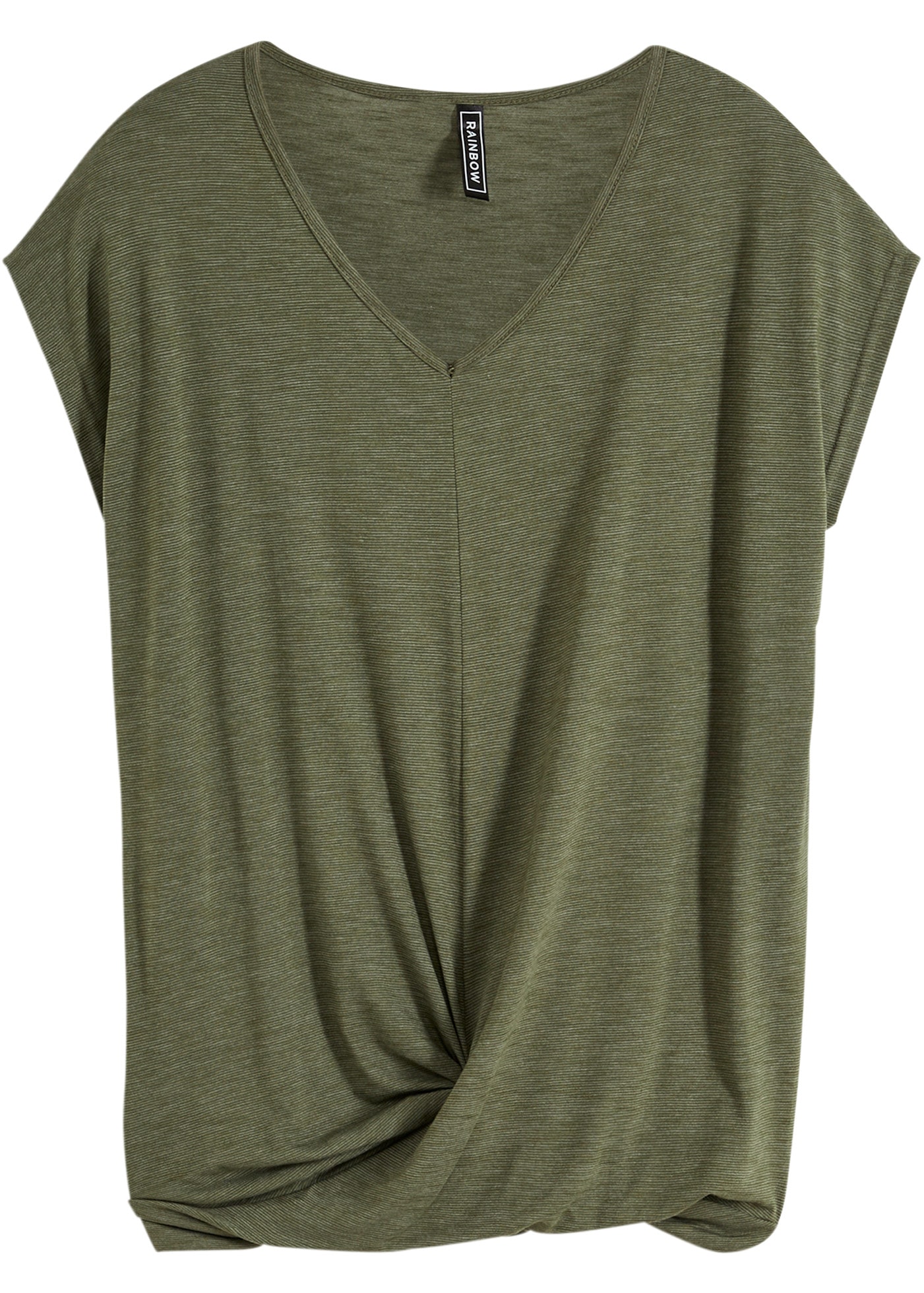 bonprix T-Shirt »Shirt aus Viskose-Mix« Shirt aus Viskose-Mix