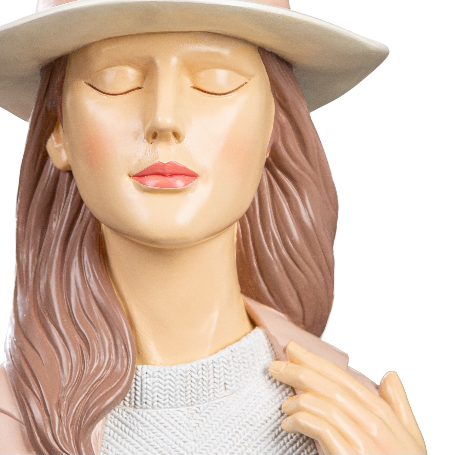 GILDE Skulptur »Figur Frau Lady Adeline weiss« elegante Dame Abendkleid Modefigur Dekoskulptur Wohnaccessoire