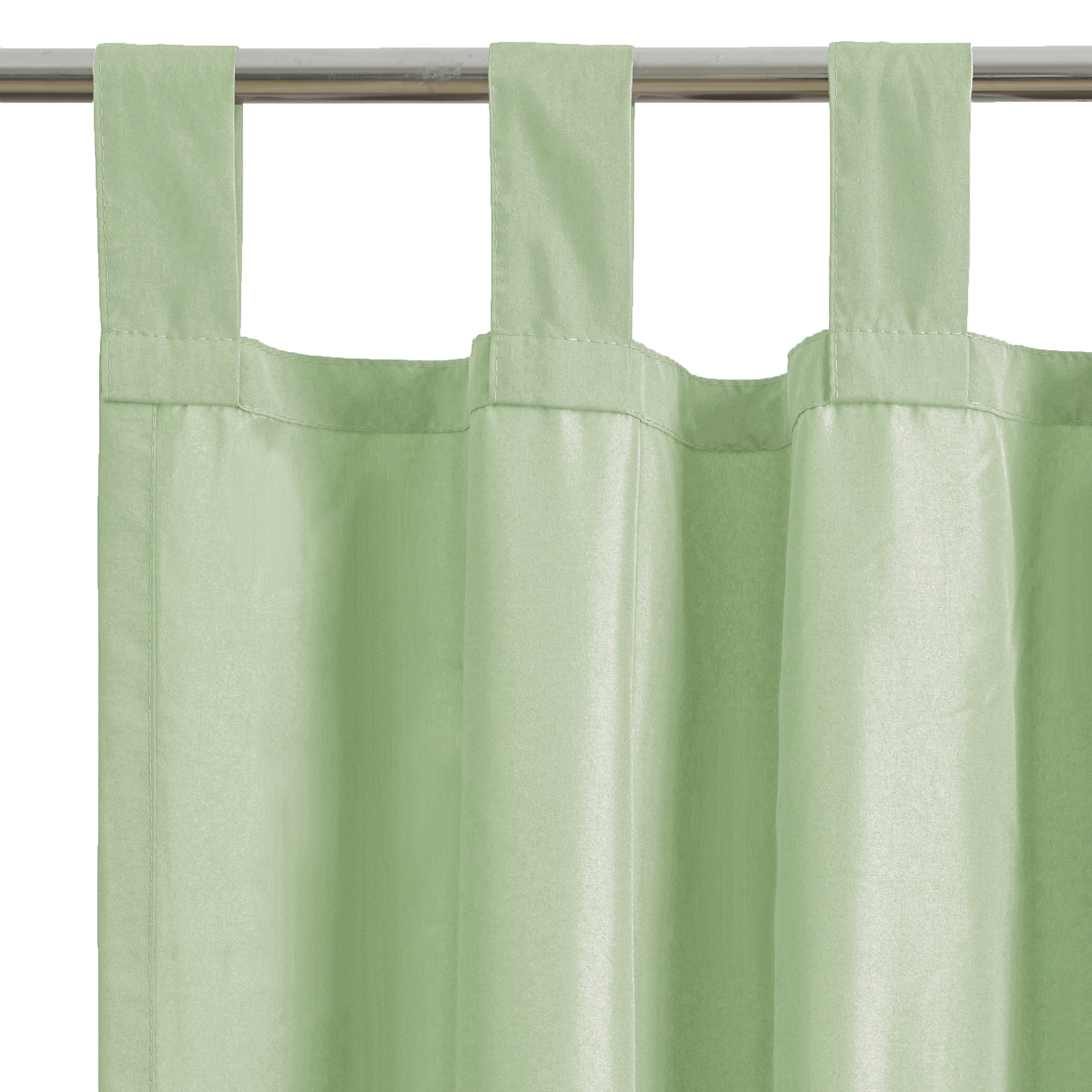 GOODproduct Rideau »Raja mit Schlaufen, 2er Pack, blickdicht, Topseller« Boucles 2 cuis tlg. lot de 2, best-seller, uni, moderne, microfibre facile d'entretien