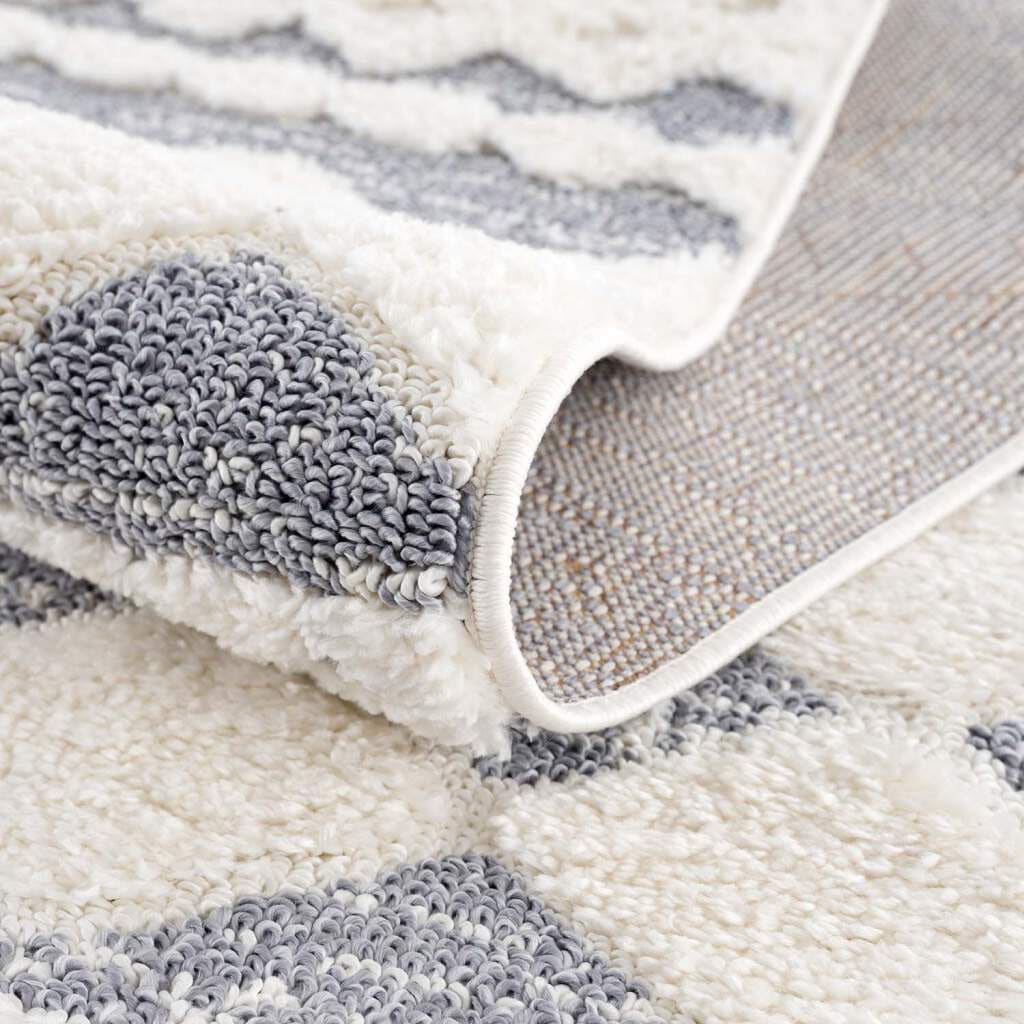 Carpet City Hochflor-Teppich »Focus 3005« rund 20 mm Höhe Boho-Teppich, Hochtief-Muster/ 3D-Effekt, für Wohnzimmer, Schlafzimmer