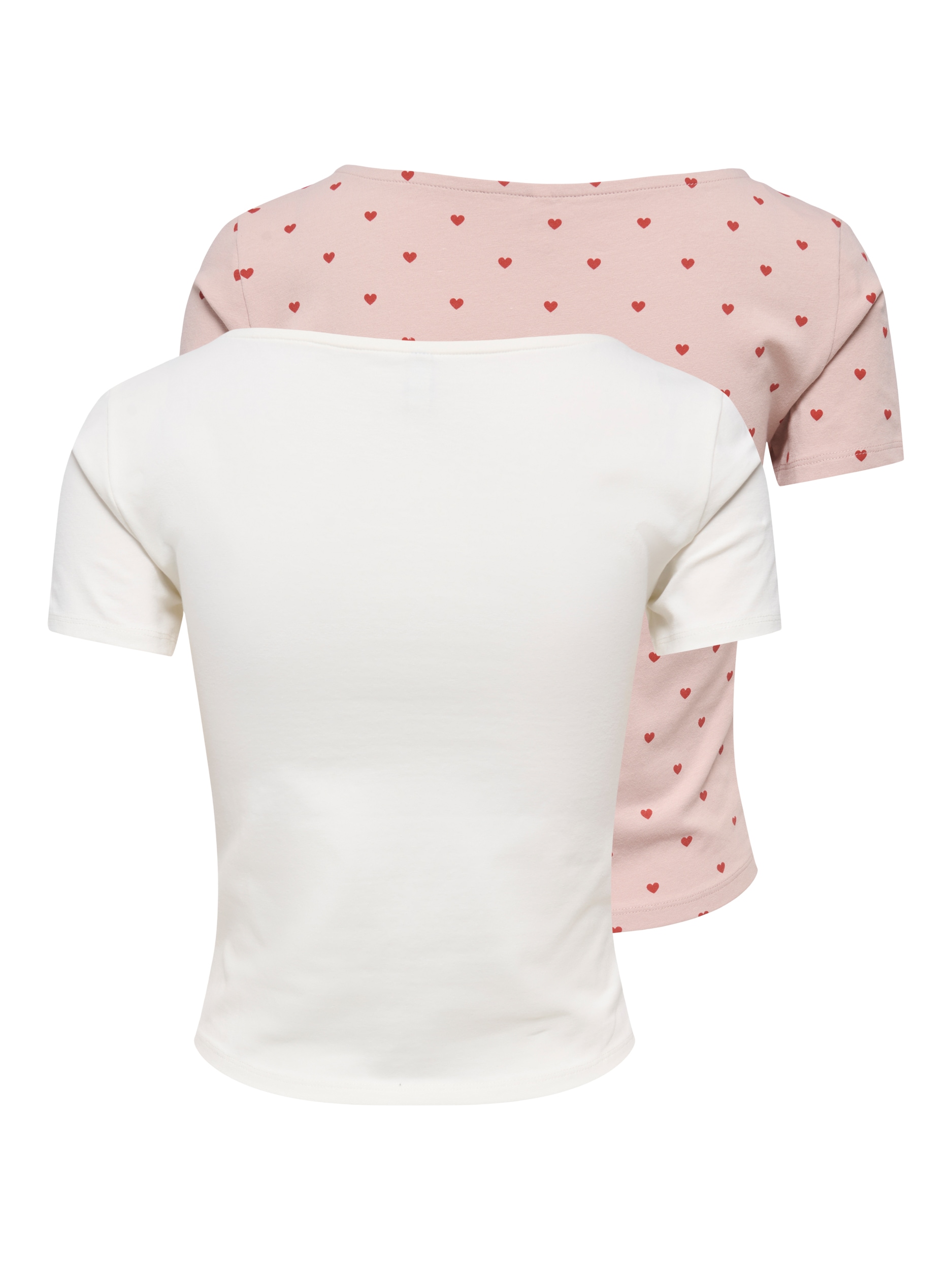 ONLY T-shirt à manches courtes »ONLSUSAN SHORT S/S 2 PACK TOP CS JRS« Paquet, pack de 2, 2