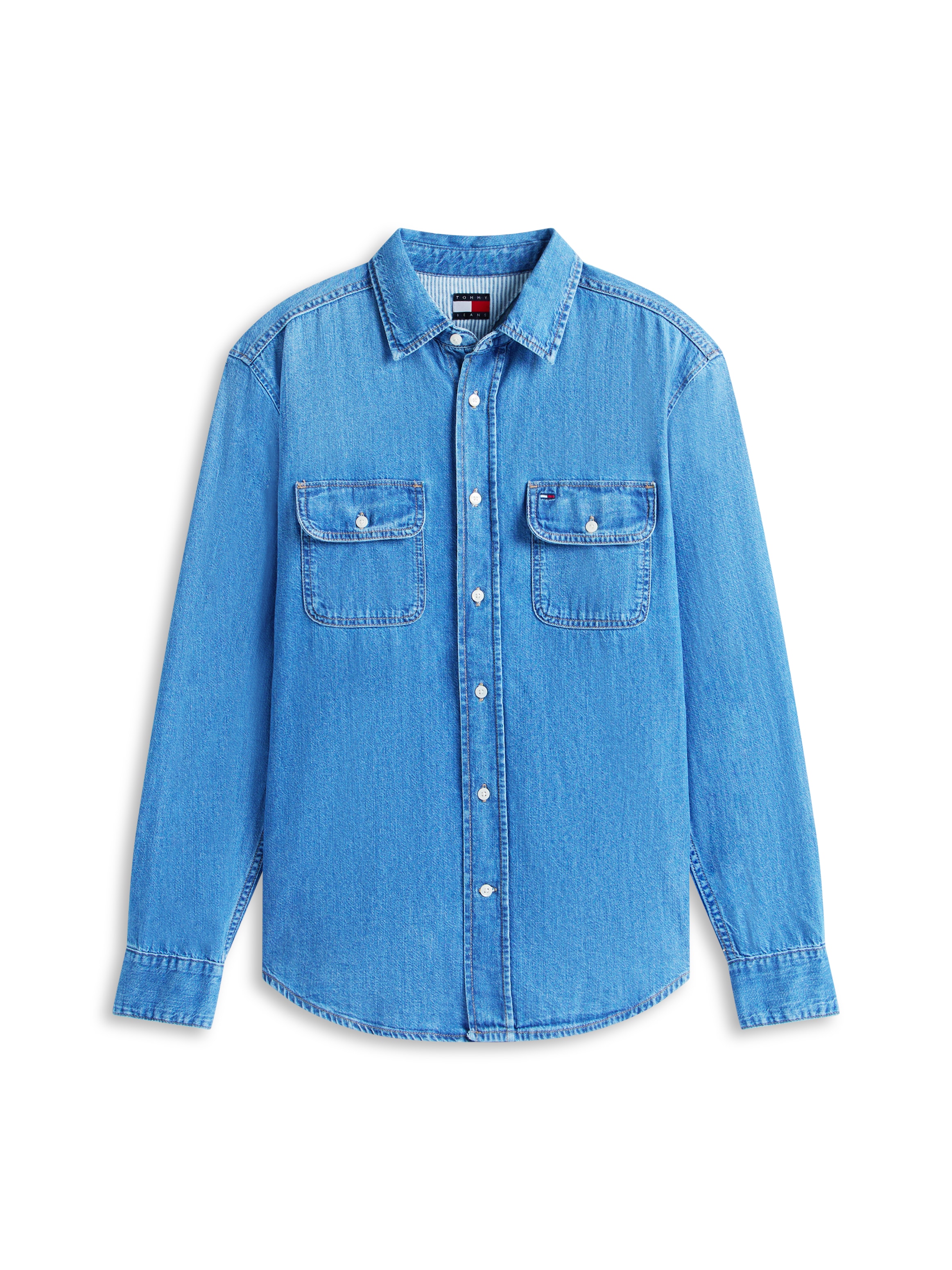 Tommy Jeans Chemise en jean »RELAXED DENIM SHIRT« Relaxed fit mit Brusttaschen
