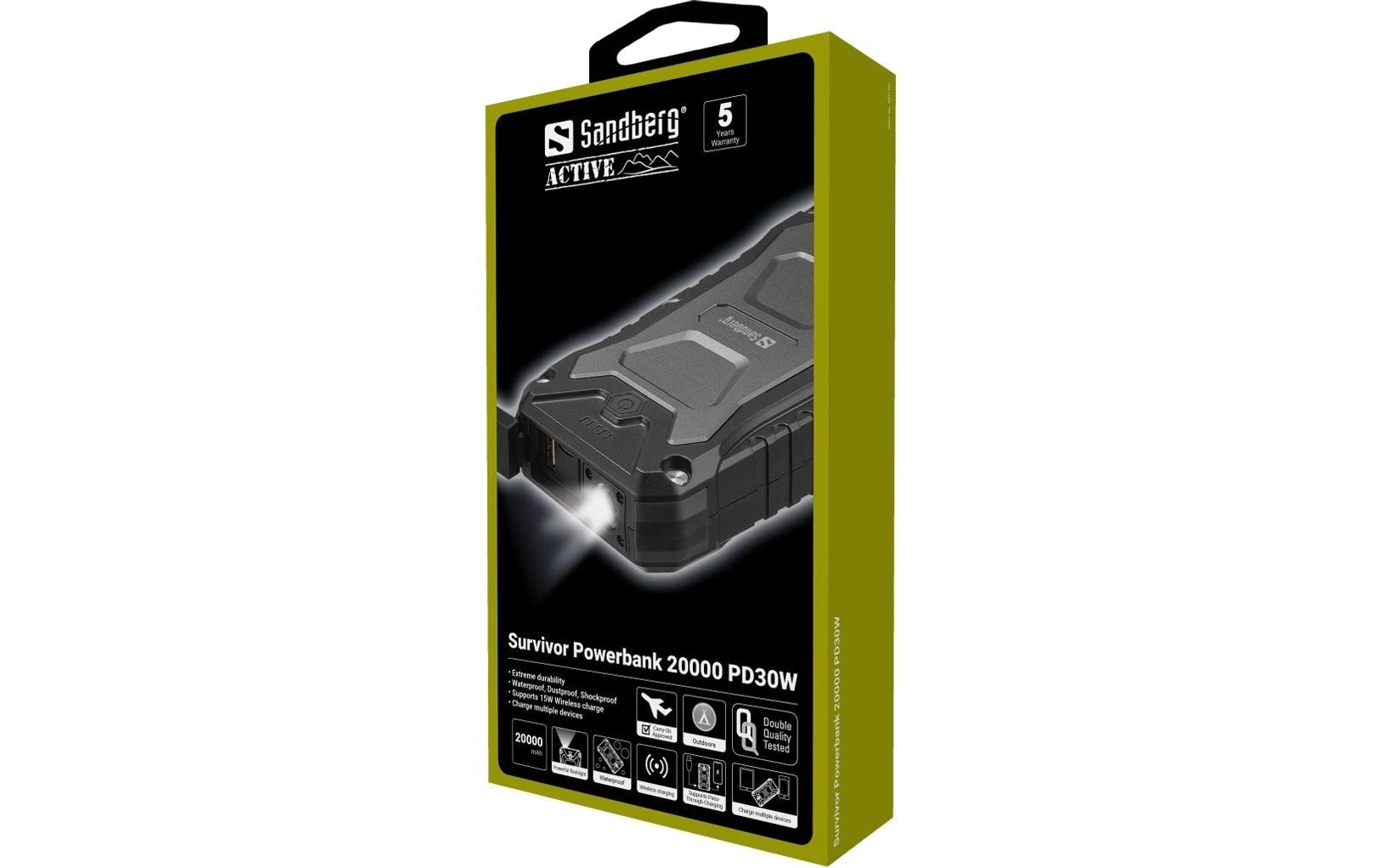 Sandberg Powerbank »Survivor 20000 mAh« Wireless Charger