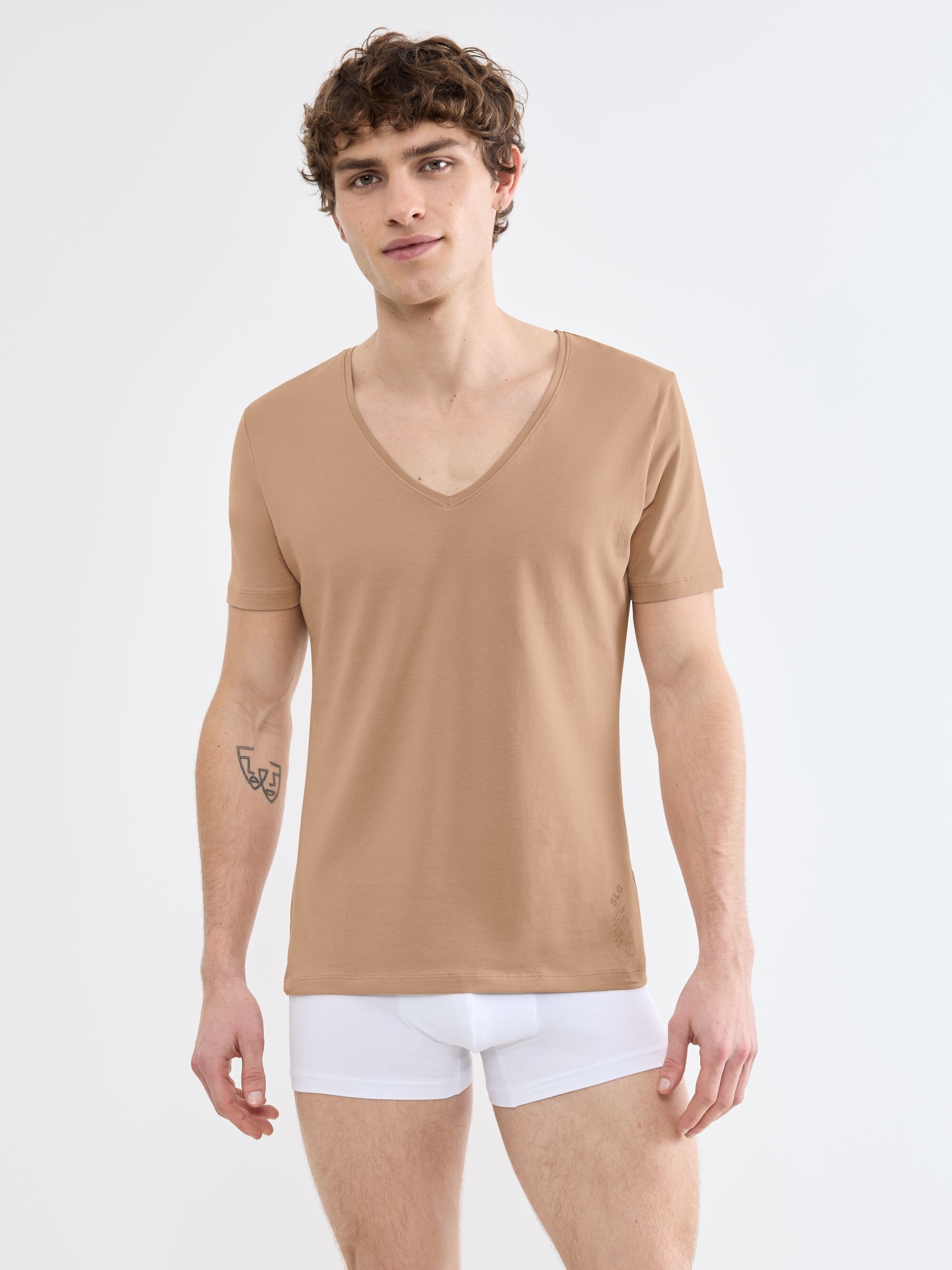 sloggi Sous-maillot »SLG Base V Neck Shirt« matériau doux et noble