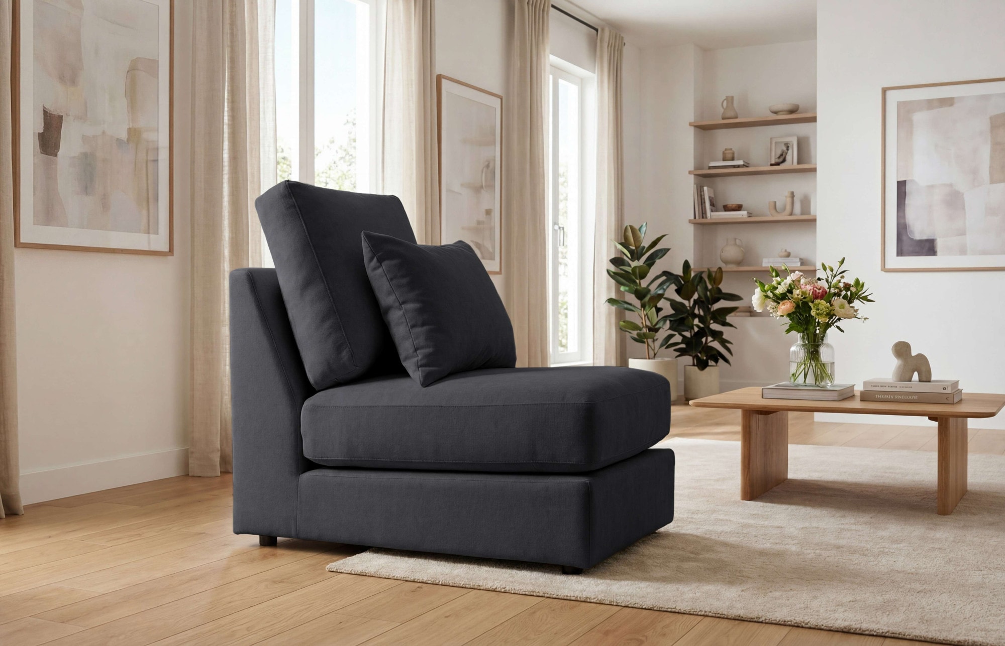 GOODproduct Sessel »Nivette, weiches Chenille« 96x66 cm, eine tolle Ergänzung zum Sofa
