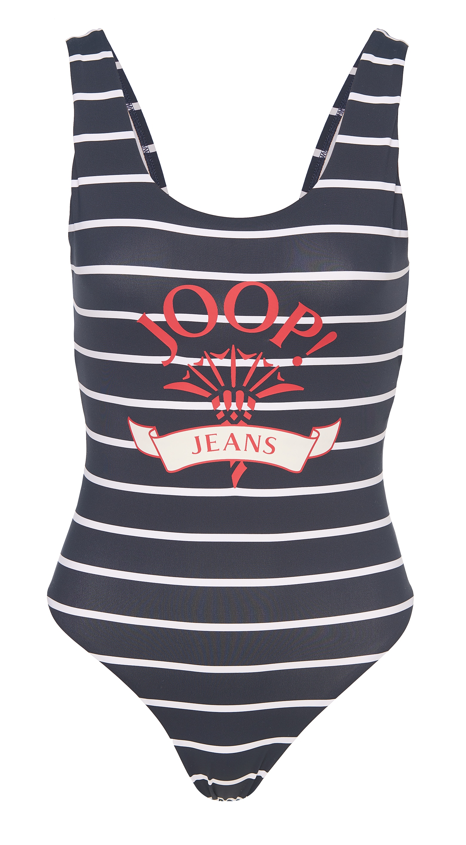 JOOP! Jeans Maillot de bain »JEANS! Easy Summer« Streifen-Design, Logo-Print