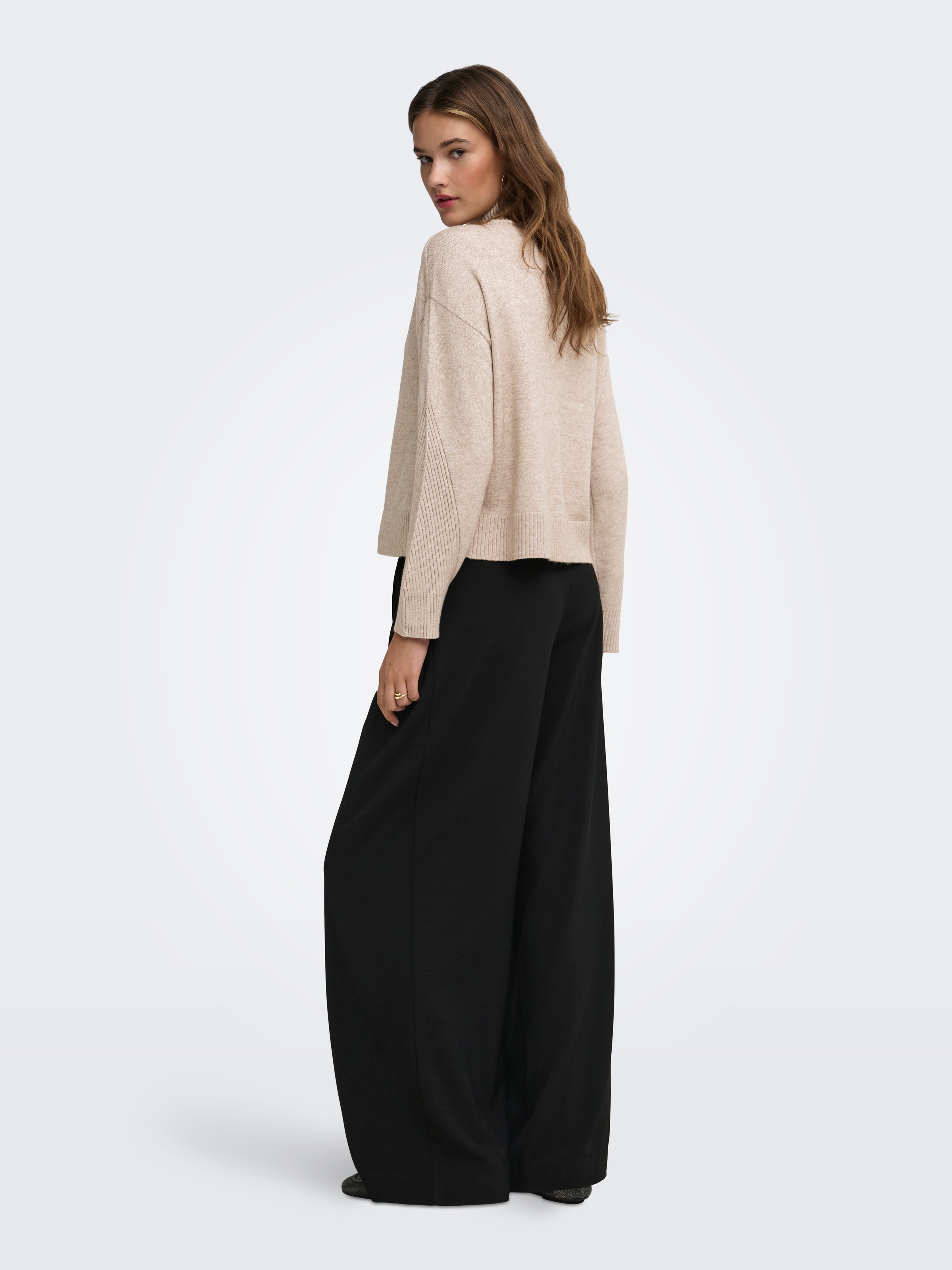 ONLY Pull à col montant »ONLPRINCESS LS HIGHNECK KNT« mélange de viscose