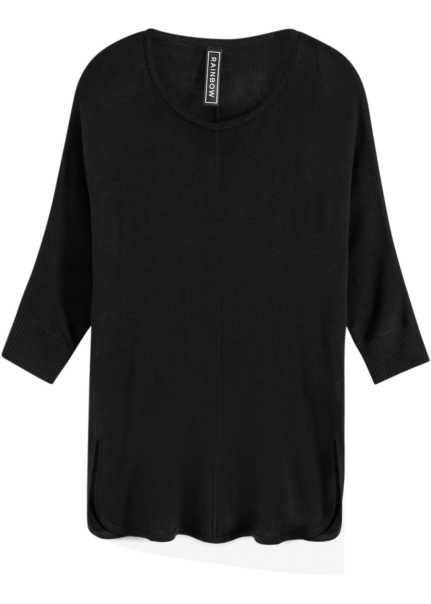 bonprix Strickpullover »Feinstrickpullover mit 3/4 Arm« Feinstrickpullover mit 3/4 Arm