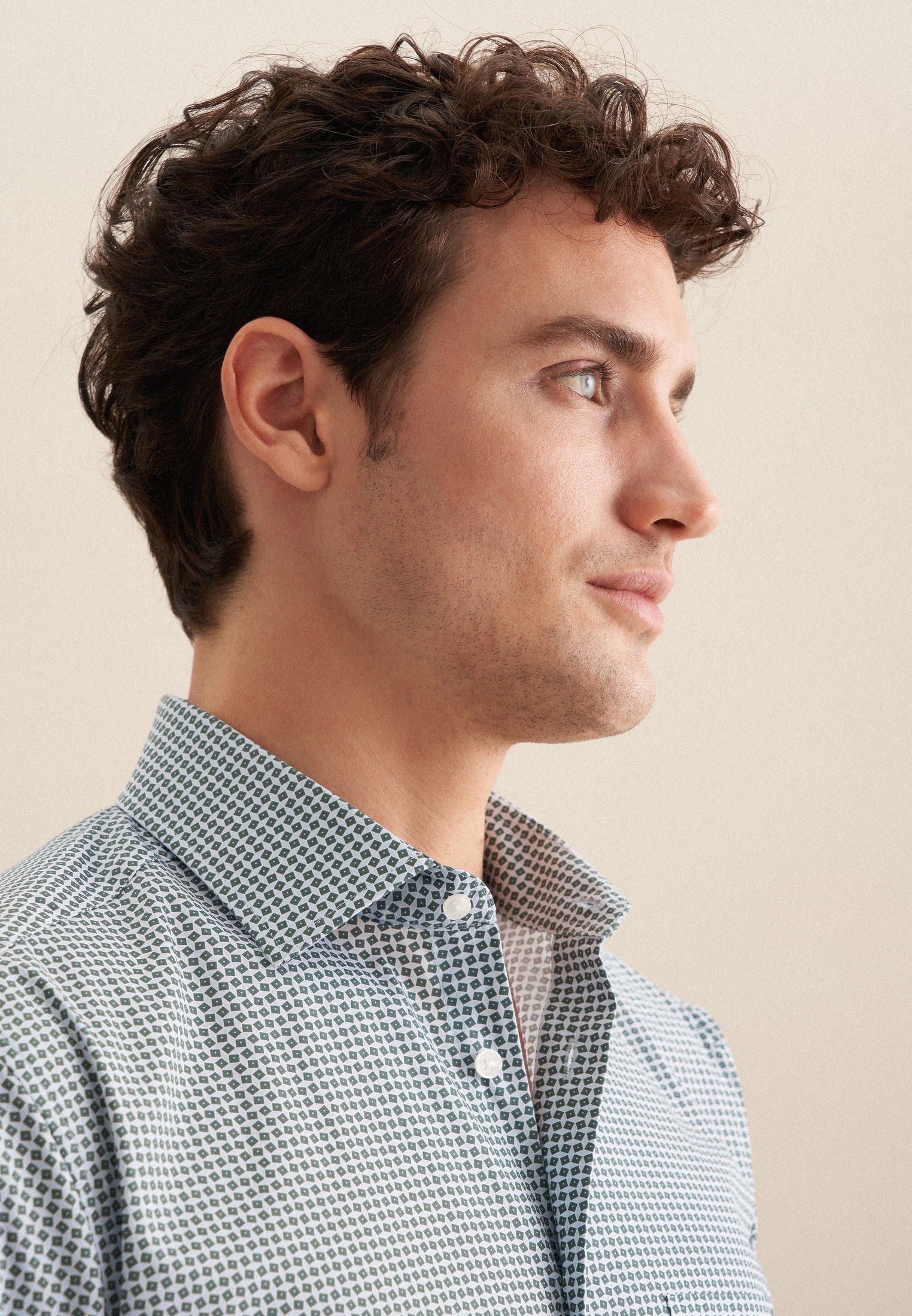 seidensticker Businesshemd »Regular«, Regular 1/1 Kentkragen Druck
