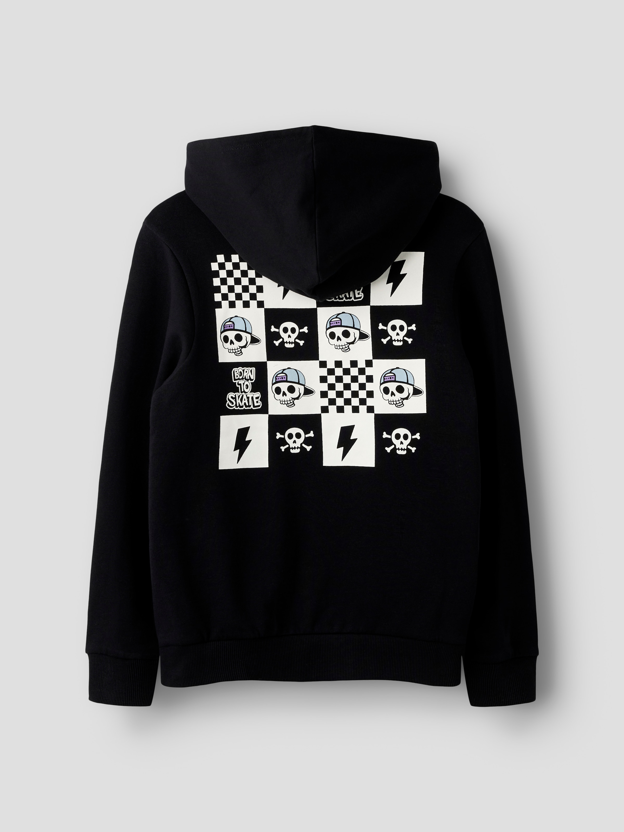 Name It Kapuzensweatshirt »NKMLASSE LS SWE WH BRU BOX PS NOOS«, Baumwolle, regular fit
